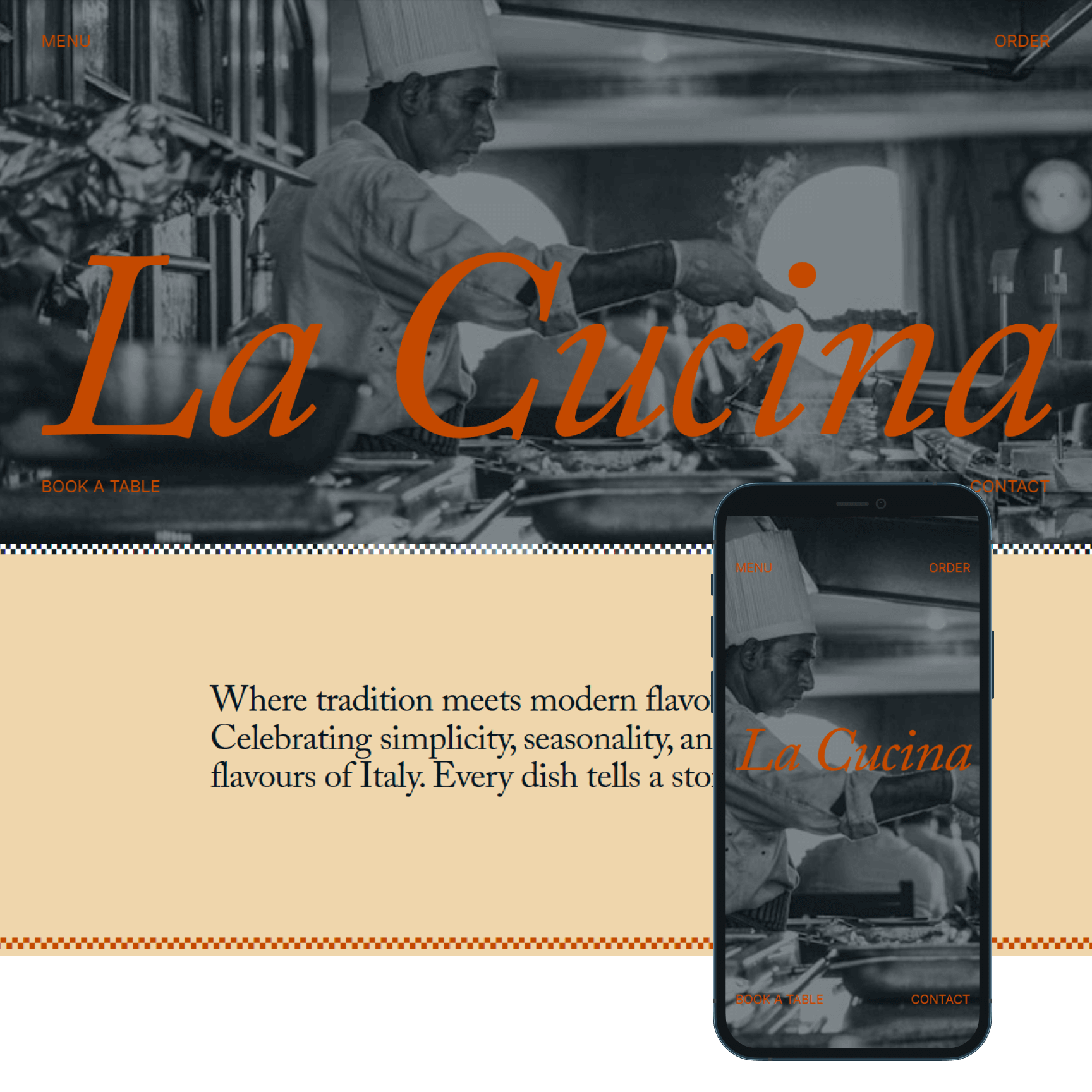 La Cucina - Squarespace 7.1 Website Template