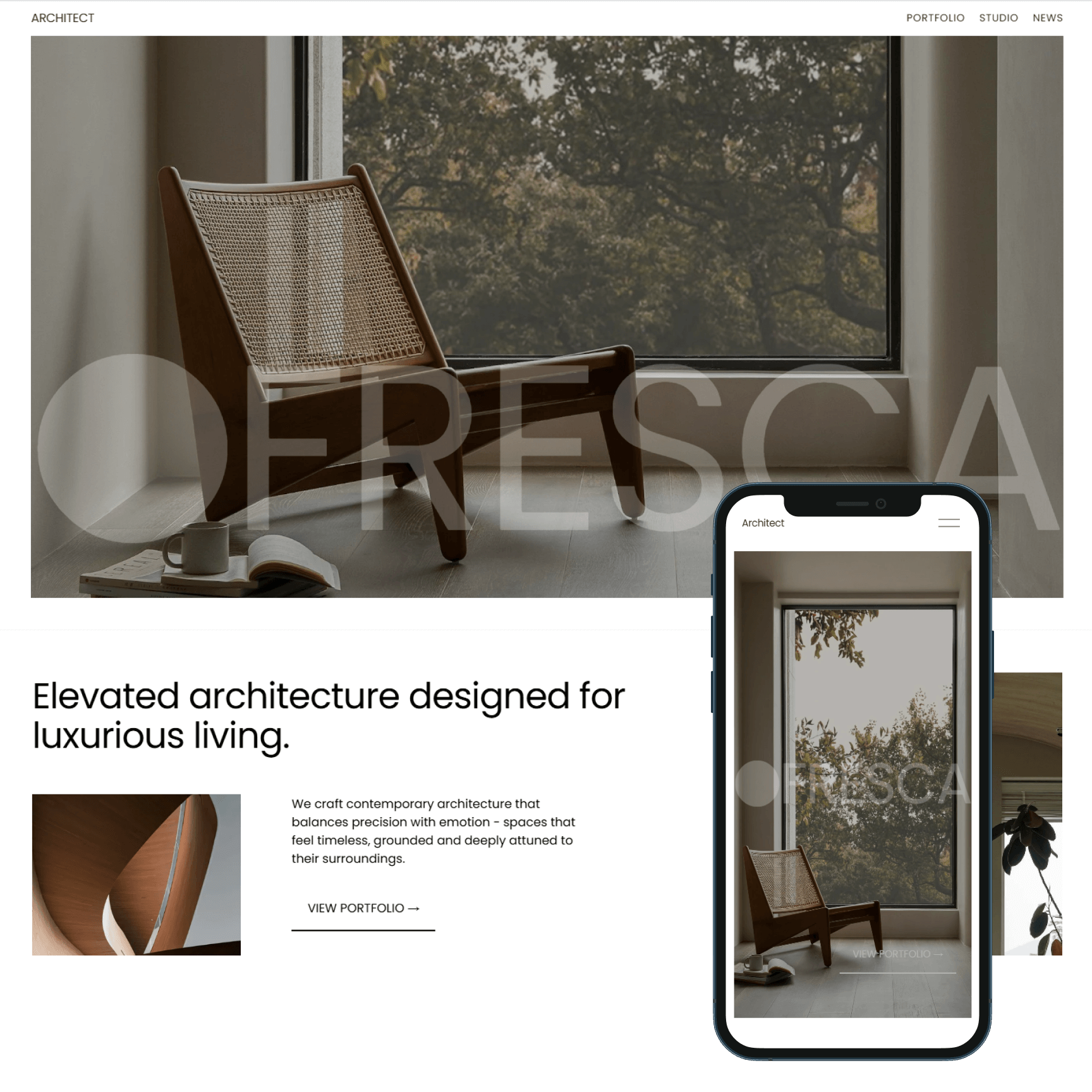 Architect - Squarespace 7.1 Website Template