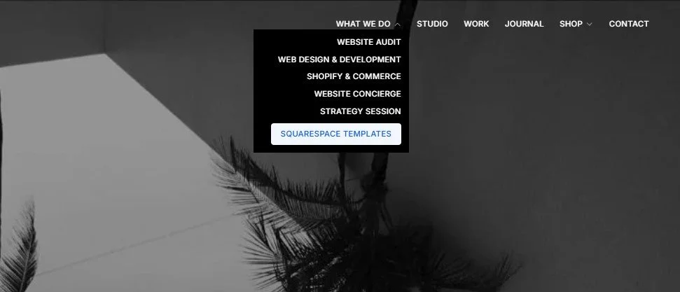 How to style a call out on a specific menu item in Squarespace — Gem Media