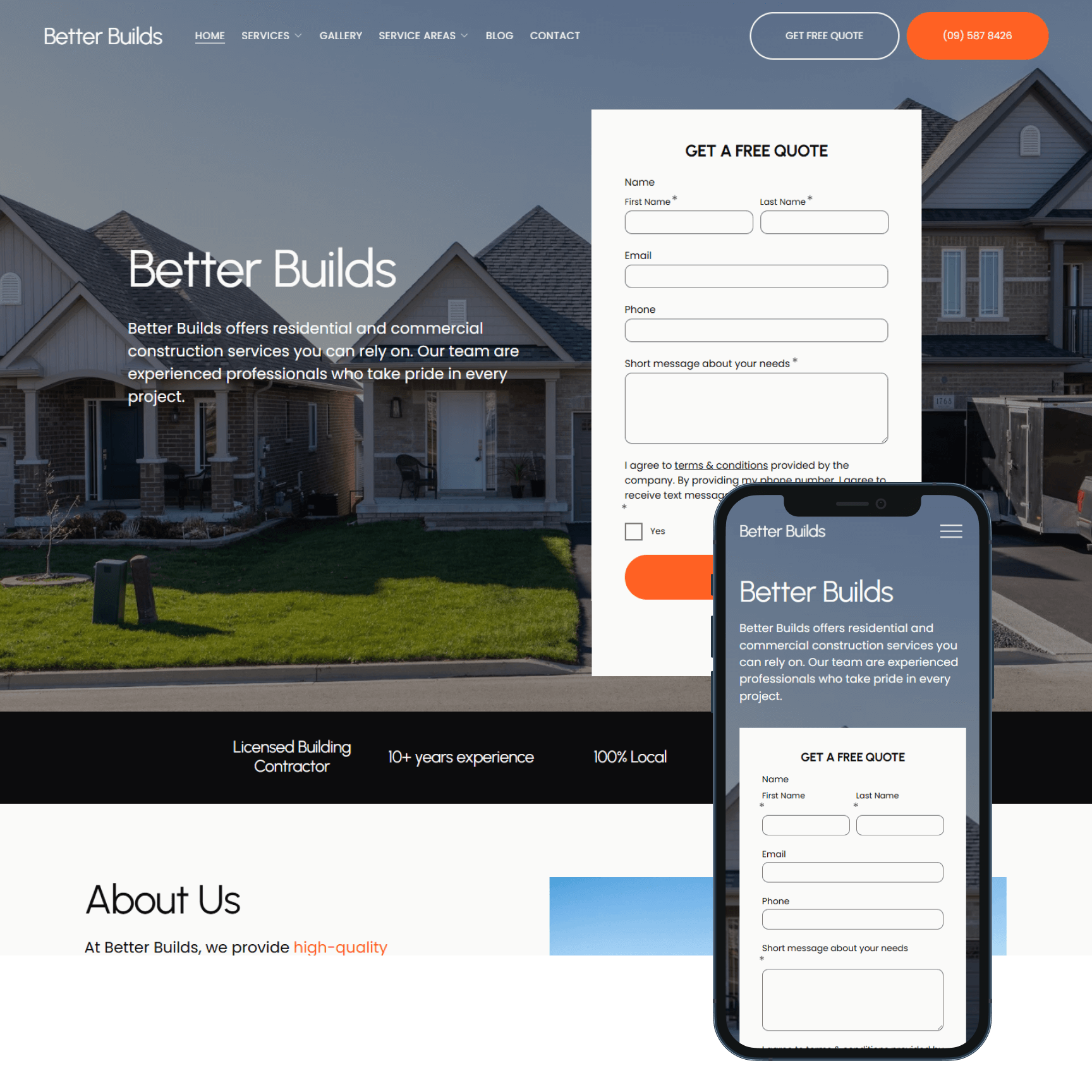 Trades - Squarespace 7.1 Website Template