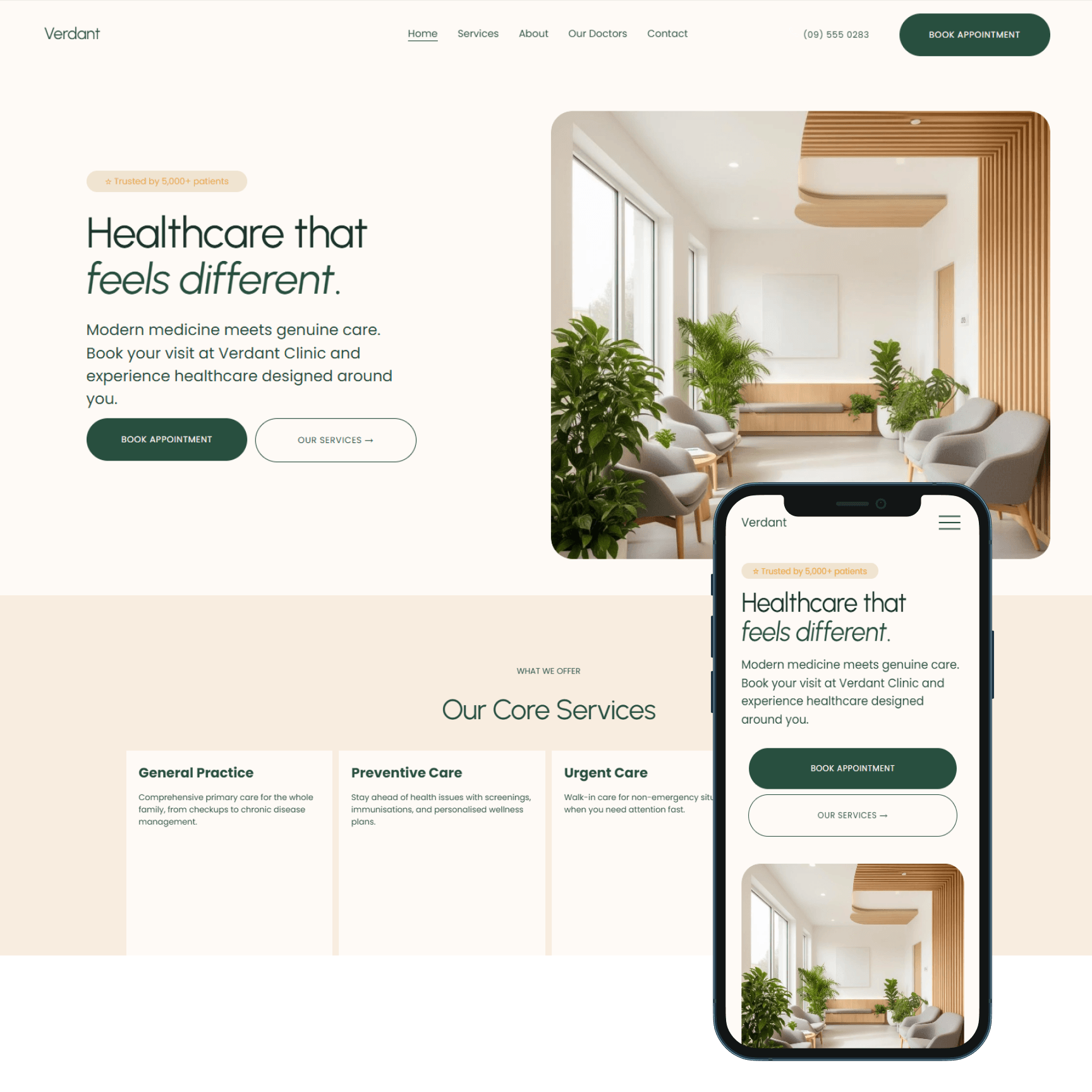 Verdant - Squarespace 7.1 Website Template