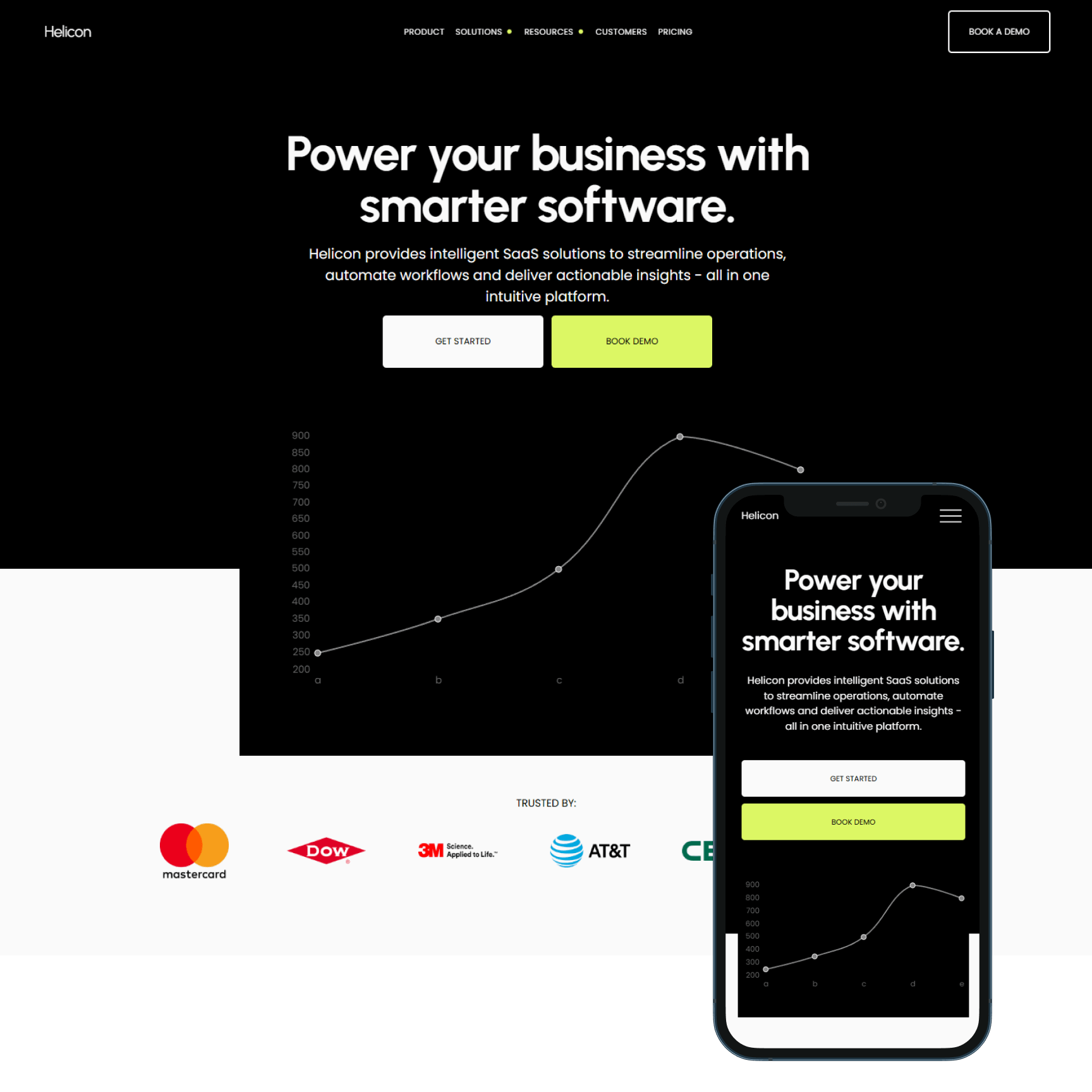 Helicon - Squarespace 7.1 Website Template