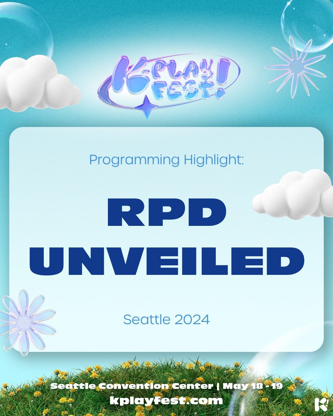 Take a chance, baby let&rsquo;s take a chance ⭐ and try to learn as many songs as we can for RPD UNVEILED! 🕺 Check out our song list 🎶 and start practicing! 💪

*We will host multiple RPDs all weekend long at #kplayfestsea2024 🌟 So if you don&rsqu