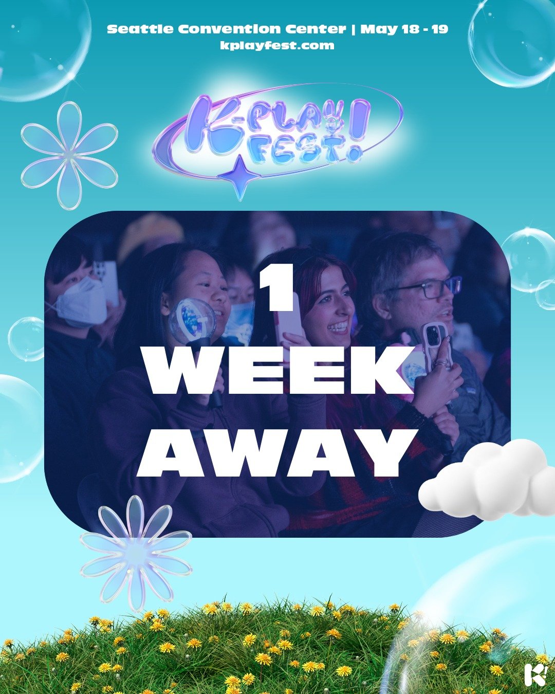 #kplayfestseattle2024 got me feelin&rsquo; like POP ROCKS 💥 STRAWBERRY 🍓 BUBBLEGUM 🫧 because we&rsquo;re ONE WEEK AWAY! 📆 K-PLAYERS, are you excited? 😍

🎟️ Grab your tickets at kplayfest.com/tickets!

EVENT DETAILS :
📍Seattle Convention Center