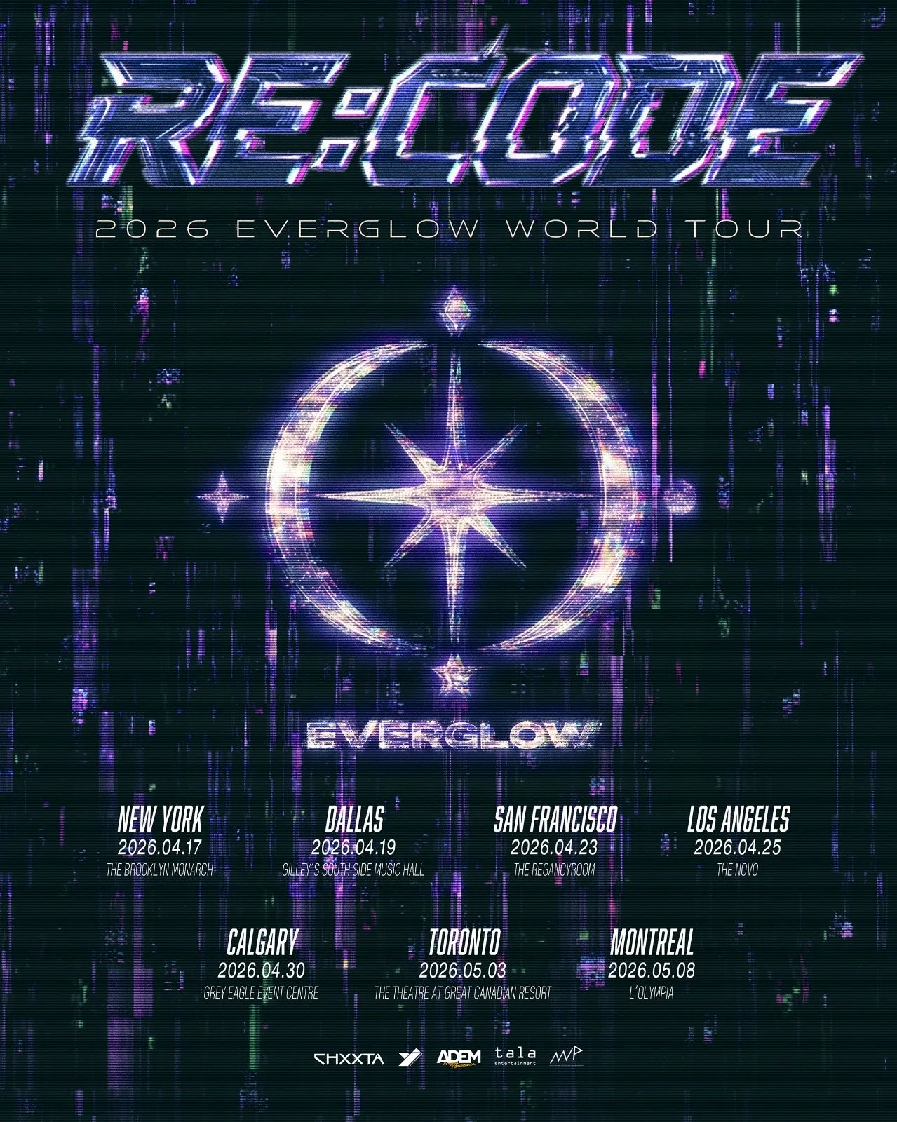 EVERGLOW WORLD TOUR [RE:CODE] – DALLAS