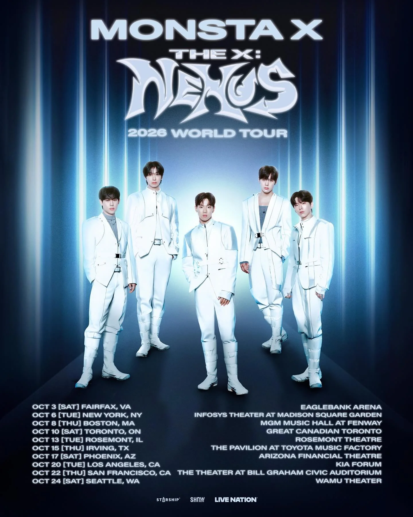 2026 MONSTA X WORLD TOUR [THE X : NEXUS]