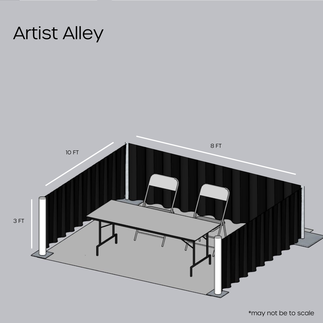 Artist Alley Table