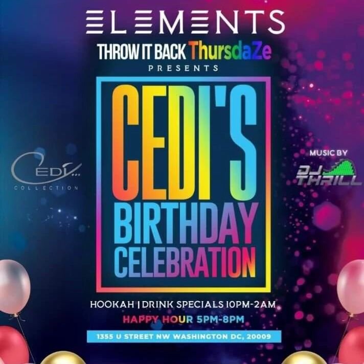 2022 PARIS FASHION WEEK DESIGNER @cedicollectiondc  said.... Ladies if you got style and you know it do your dance!
If you got style and you know  clap them pants,  if you got style and you know and you really wanna show it, come to elements  and Thr