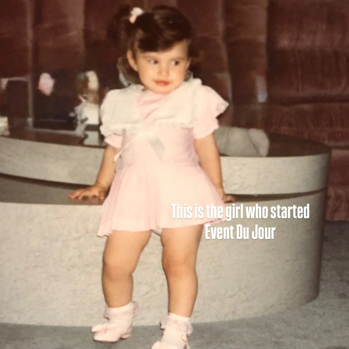 Hello from little Lusine! Meet the girl behind all your beautiful weddings and events.😆 | #eventdujour