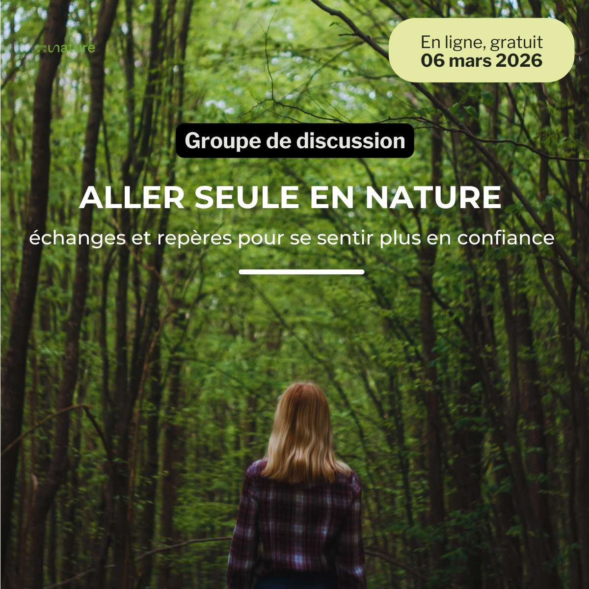 Pourquoi les femmes ont-elles peur d’aller seules en nature ?