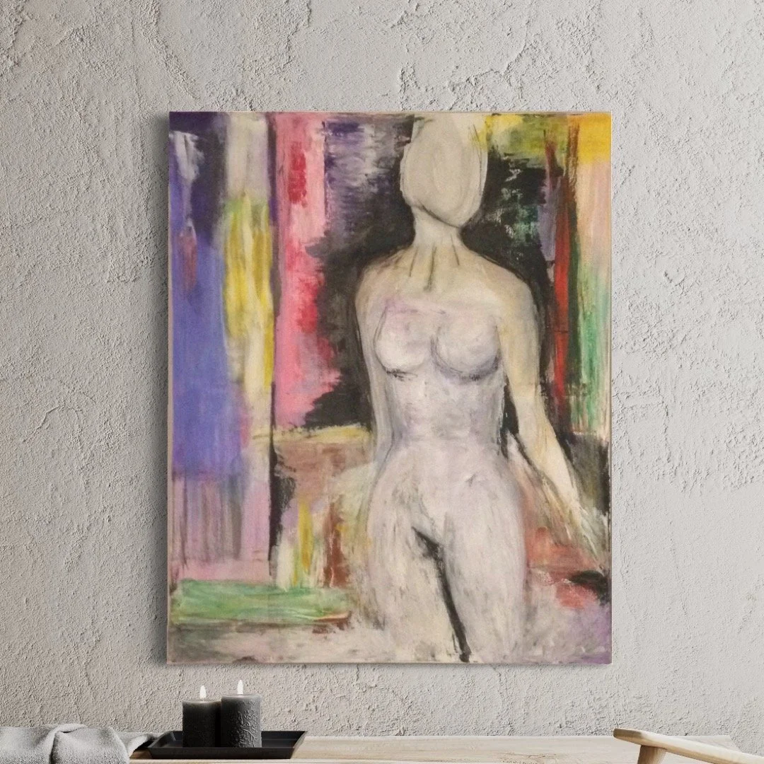 Original abstract painting by Gino Parisi – contemporary spiritual abstract art acrylic mixed media