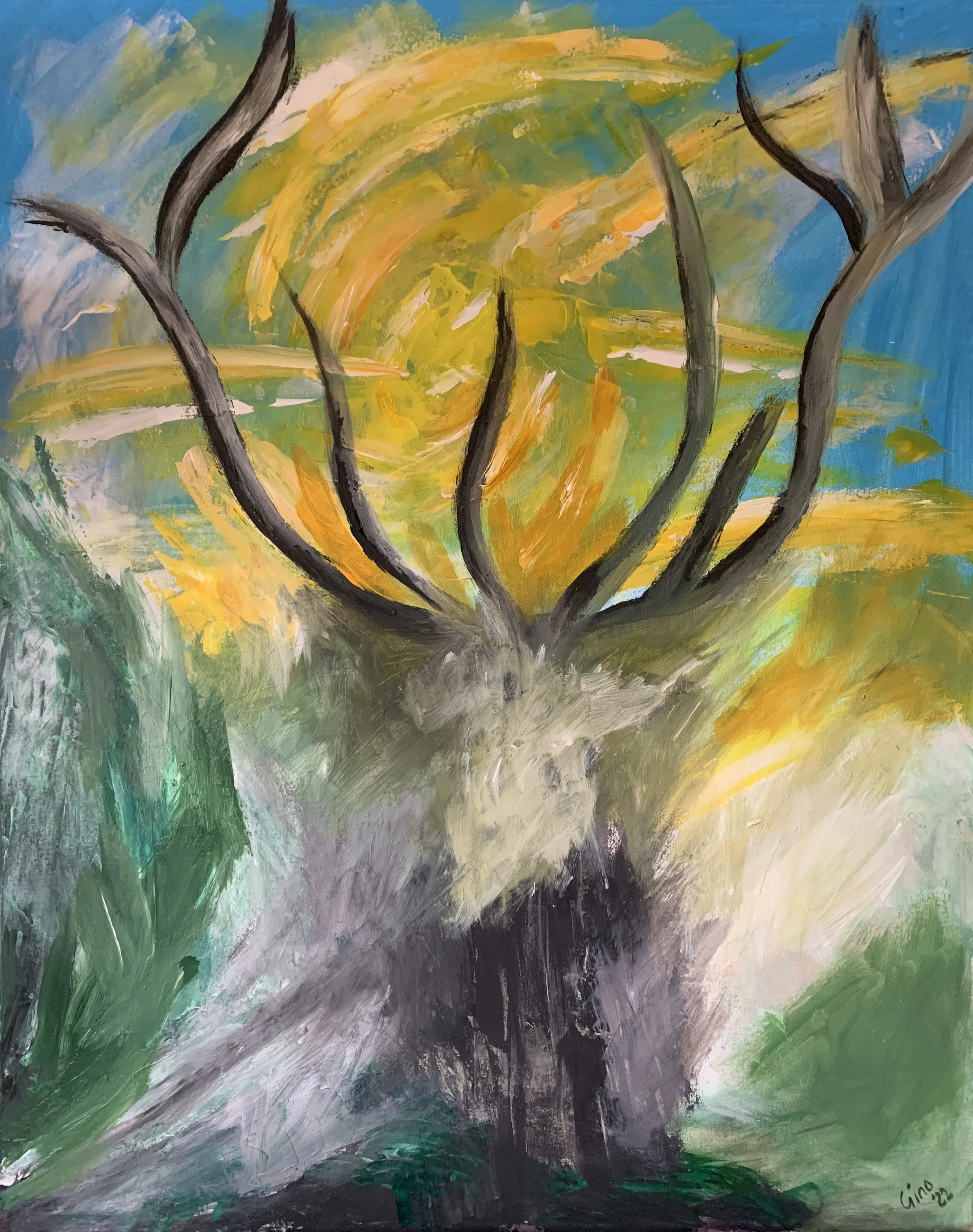 Strength by Gino Parisi 100x80cm acrylic on canvas £1350.JPG