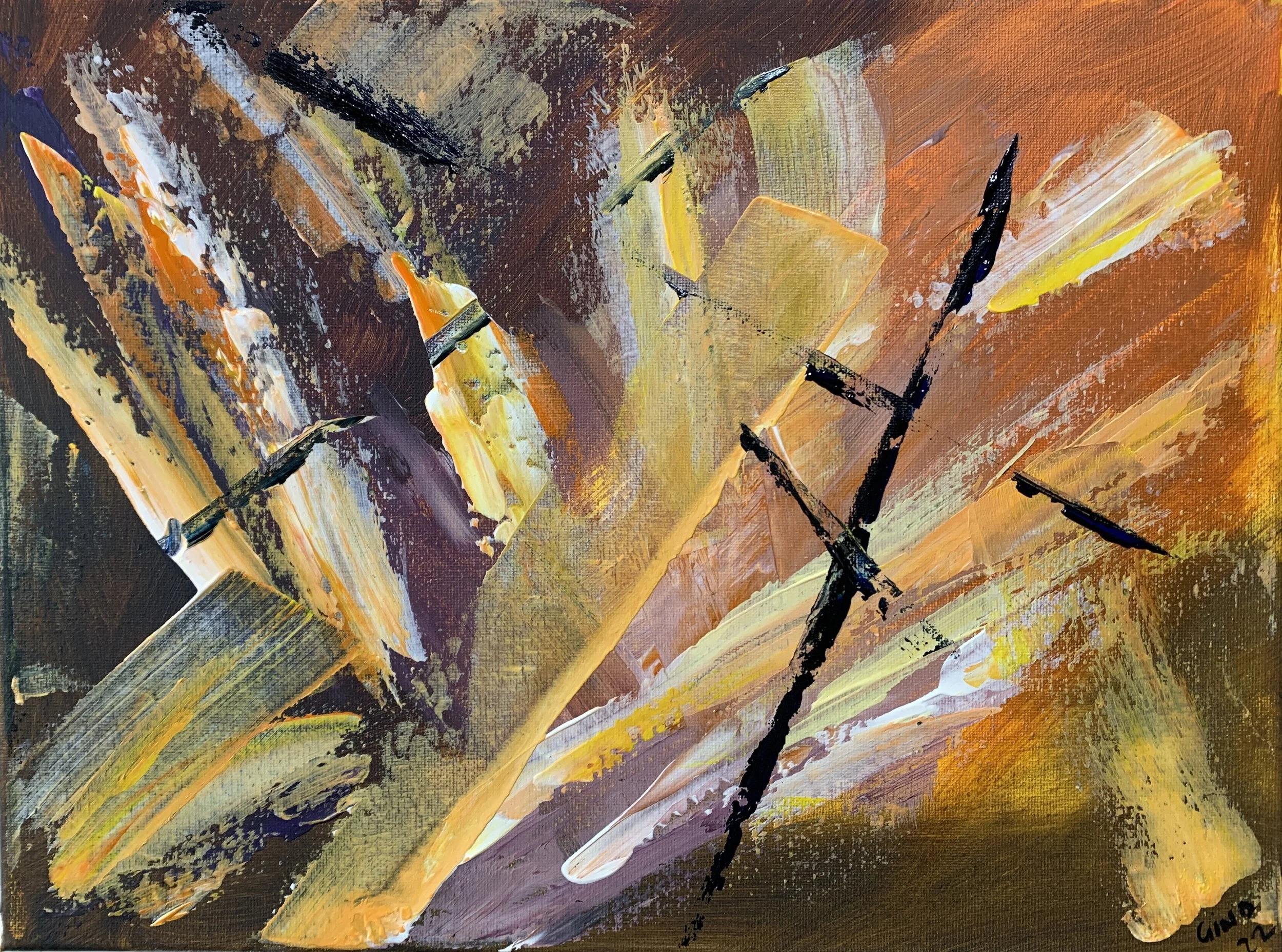 Gino Parisi - Untitled - 30x40cm Acrylic on Canvas .JPG