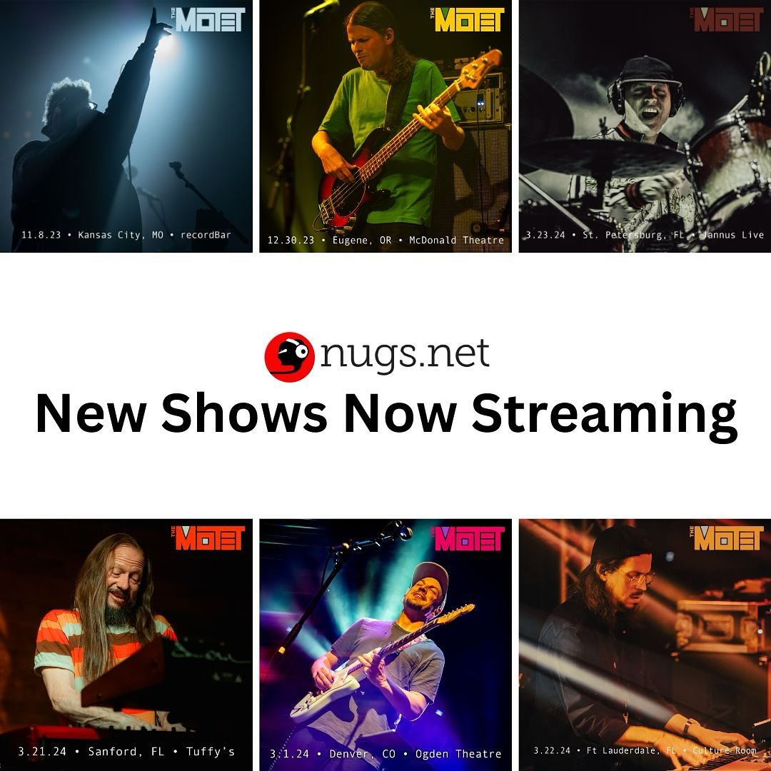 Several of our shows from the fall and spring are now available for streaming on @nugsnet!
