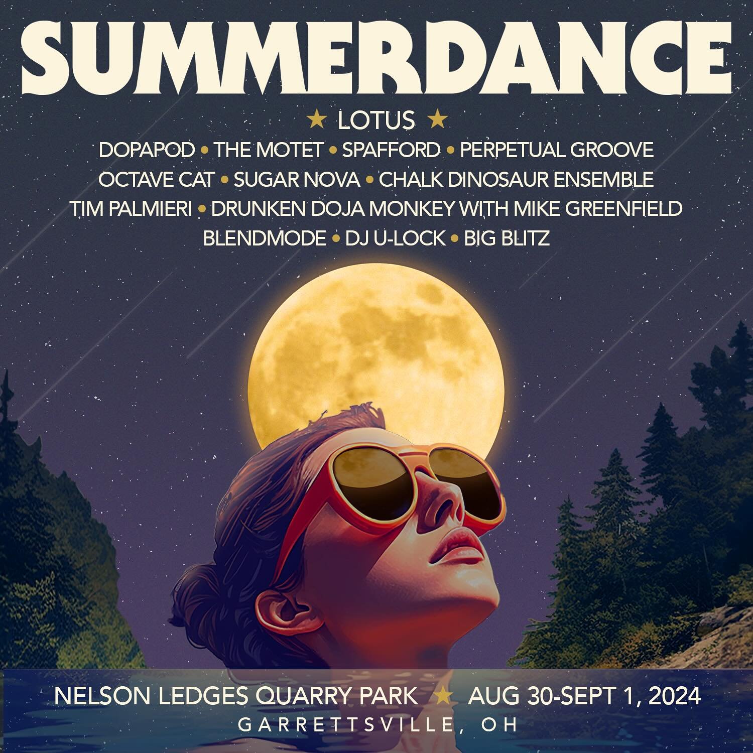 We&rsquo;re headed to the Quarry! Thanks so much to @lotusinstagram for inviting us to join this awesome lineup for the annual Summerdance Festival over Labor Day weekend. 🎟&rsquo;s available now!