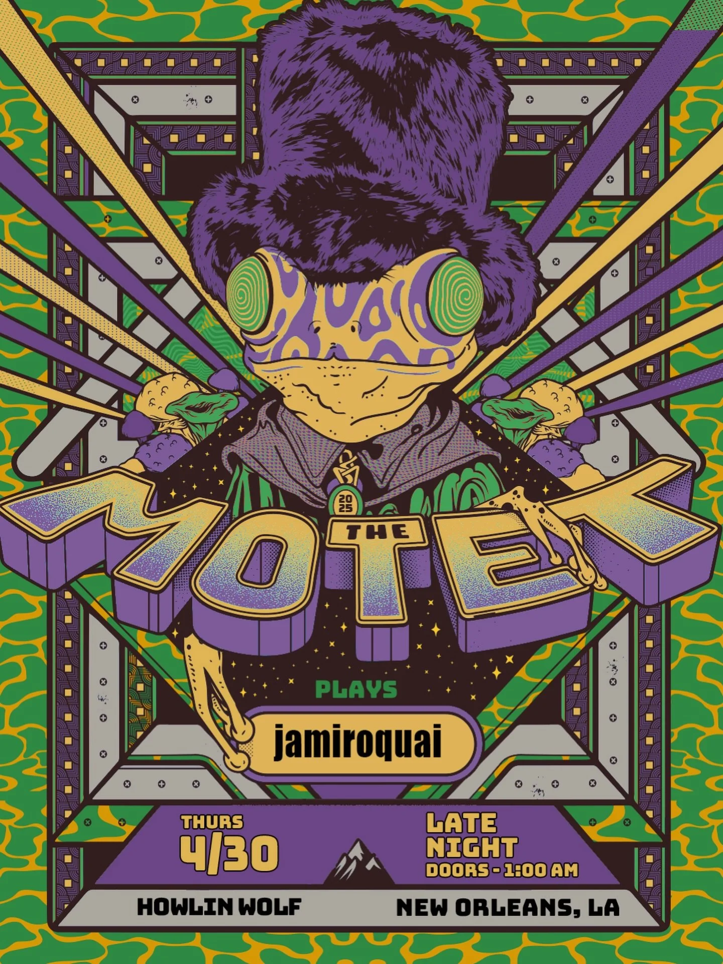 Look out Shia Labouf - some real virtual insanity is coming to New Orleans during Jazzfest late night on Apr 30th at @thehowlinwolfnola 💂&zwj;♀️

Joining us as special guests will be Steve Watkins on keys &amp; Nate Miller on trumpet/sax

🎟️ availa