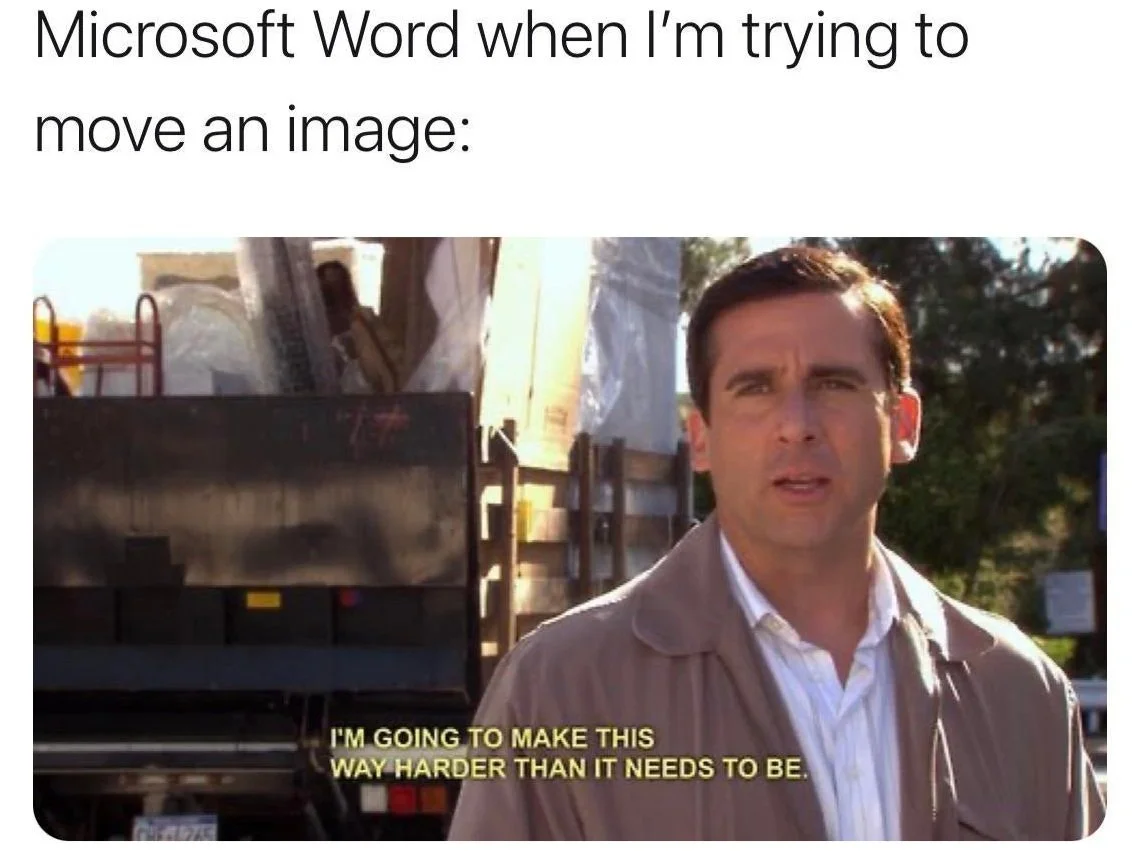 meme about the stupidity of Microsoft