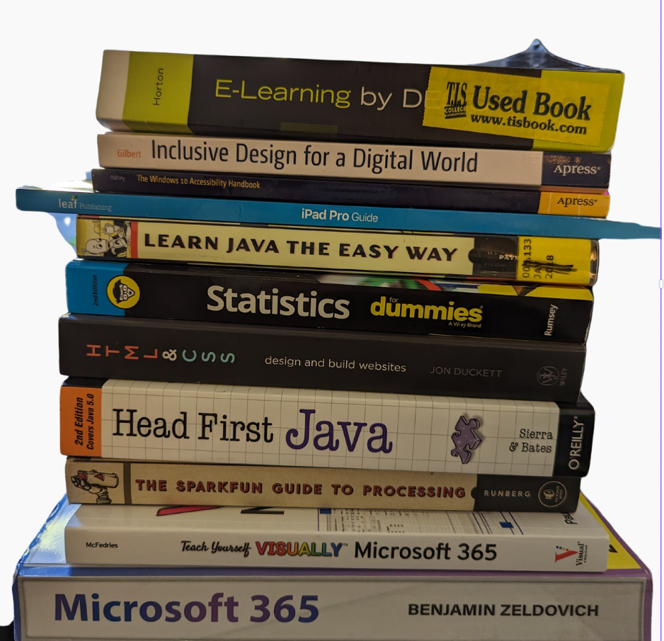 photo of stack of books