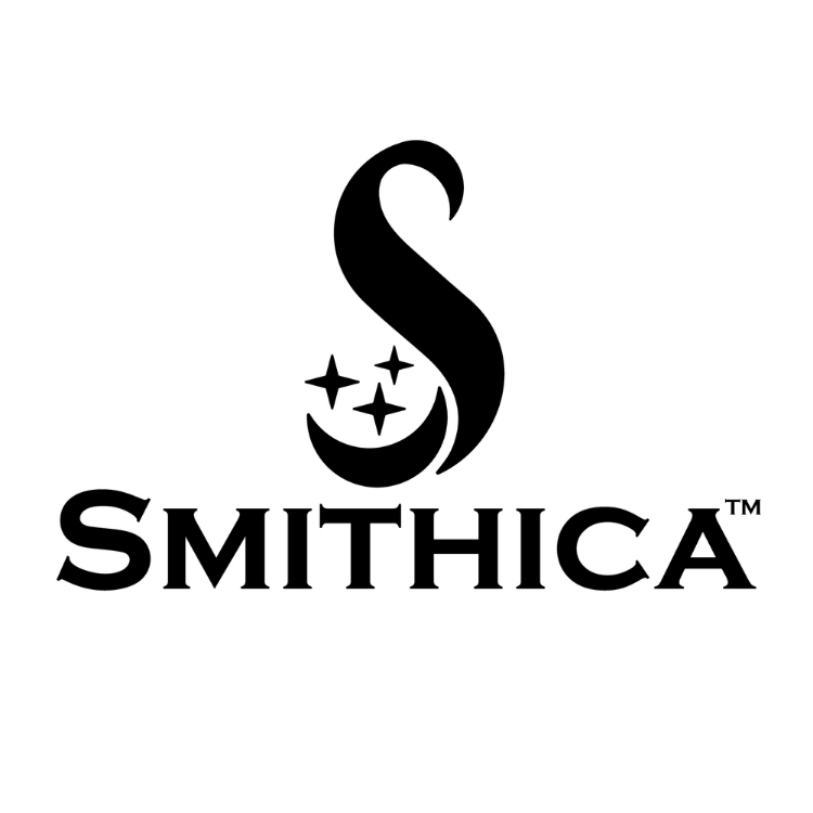 Smithica logo with stylized letter S and stars