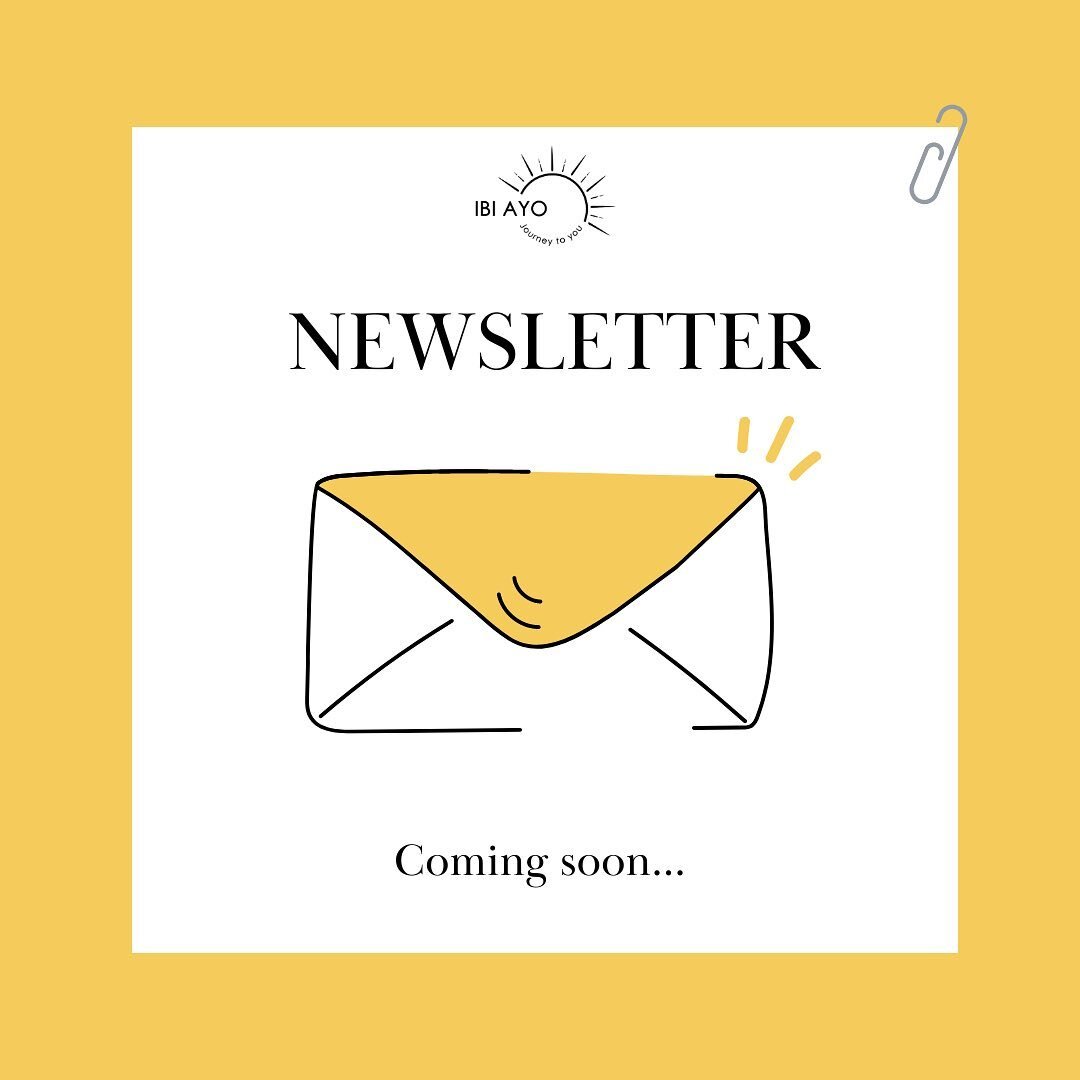 New Month, NEWsletter? 😄

Tell a friend to tell a friend, we&rsquo;re launching our very own newsletter soon!! 

Follow the link in our 
bio to be informed when we go live 📧📧

Happy #newmonth 🔆

#ibiayo #ibiayoaplaceofjoy #newsletter
