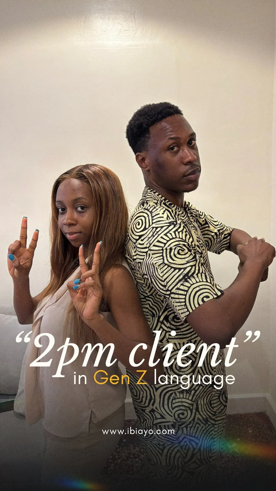 When you said 2pm client but they heard ✌🏽 client 😅
#ibiayo #therapistinlagos #mentalhealth #funmtoogunbanwo #therapistinnigeria