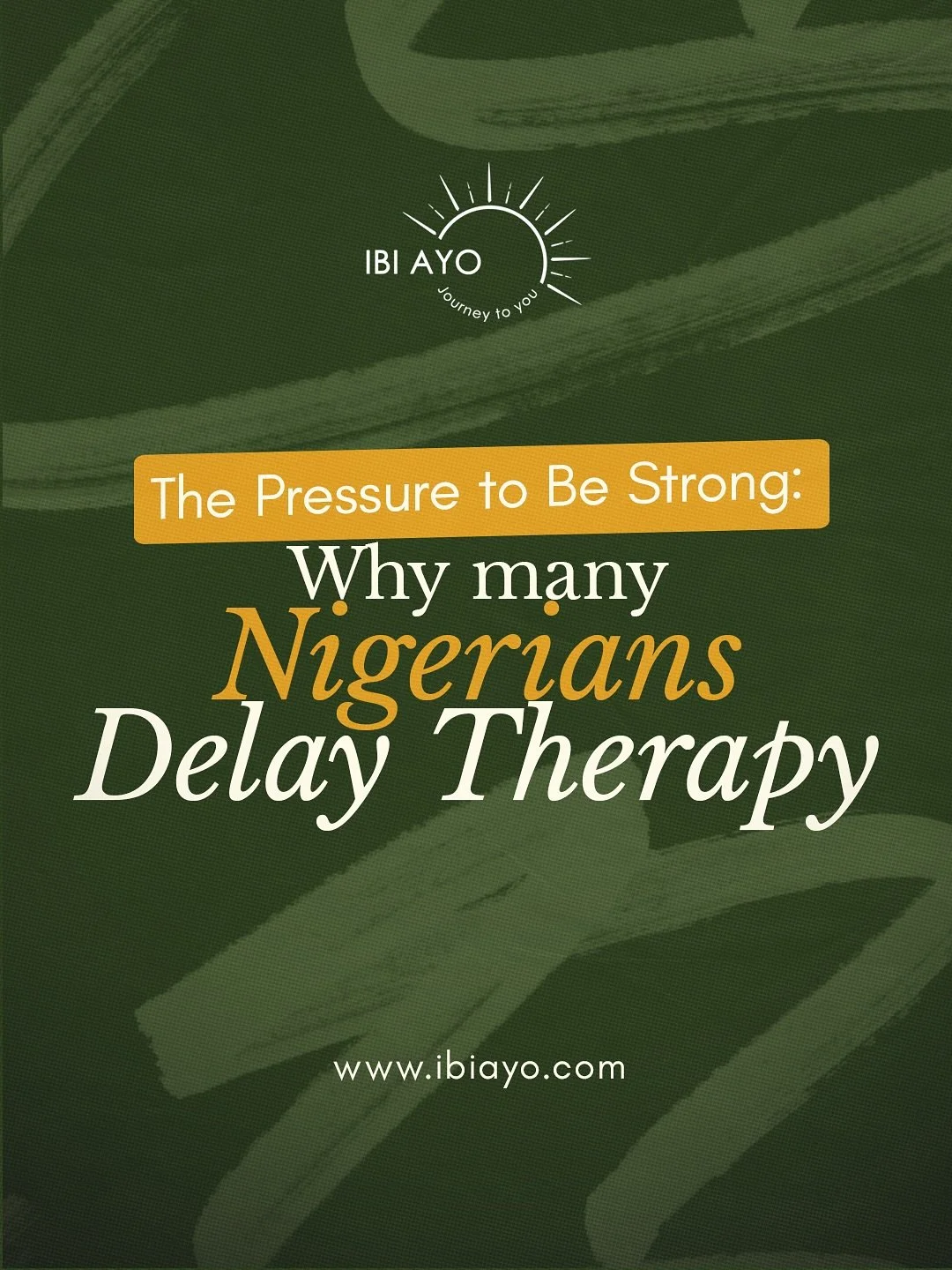 Many of us wait until things feel unbearable before considering therapy. Not because they don’t need help, but because culture, gender roles, and stigma have taught us to stay silent.
Therapy isn’t about weakness. It’s about giving