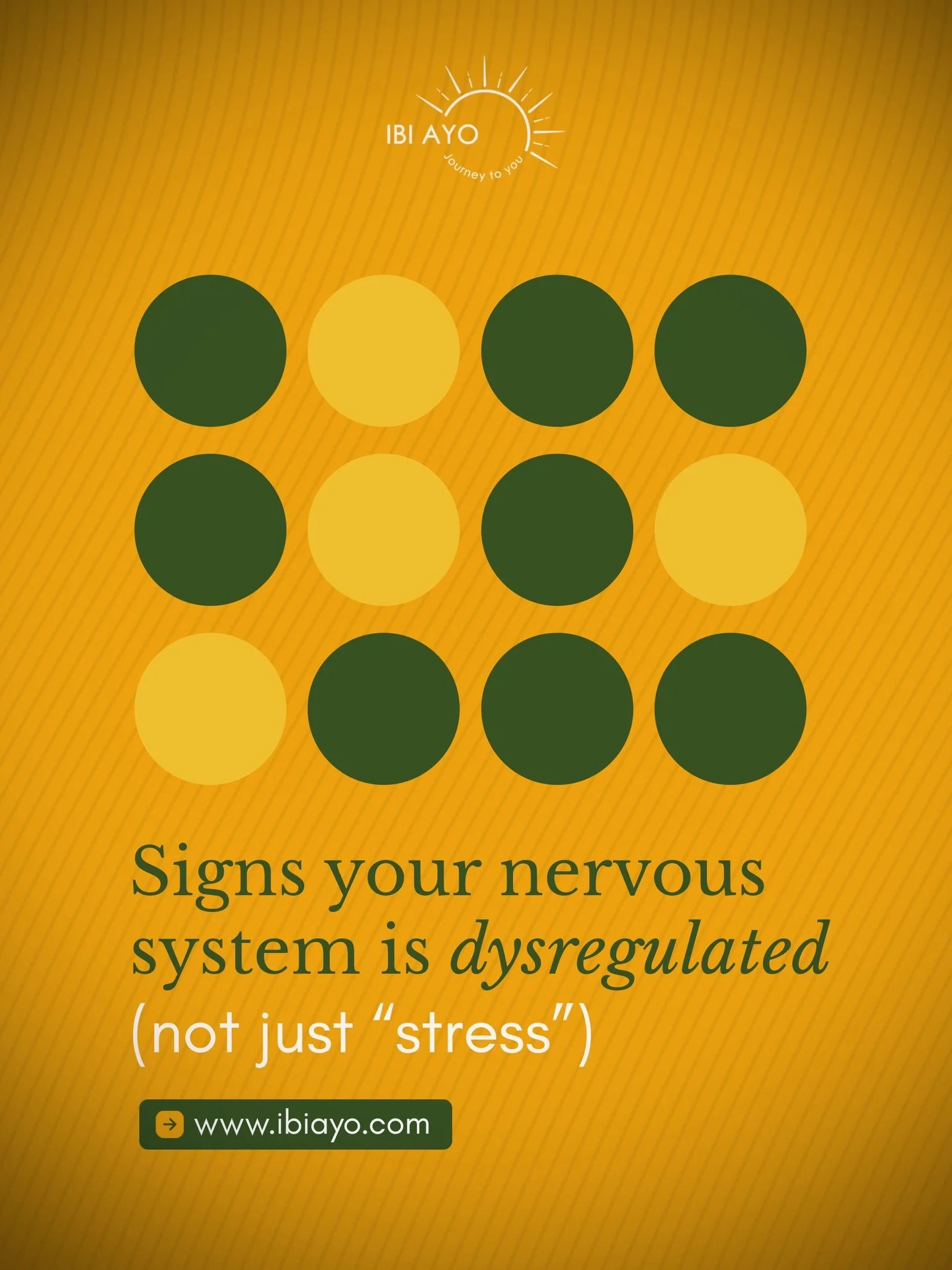 You&rsquo;ve been calling it &ldquo;stress&rdquo;&hellip; but your body knows it&rsquo;s deeper than that.

When your nervous system is dysregulated, it doesn&rsquo;t just switch off because you said &ldquo;I need to relax.&rdquo;

Sometimes it&rsquo