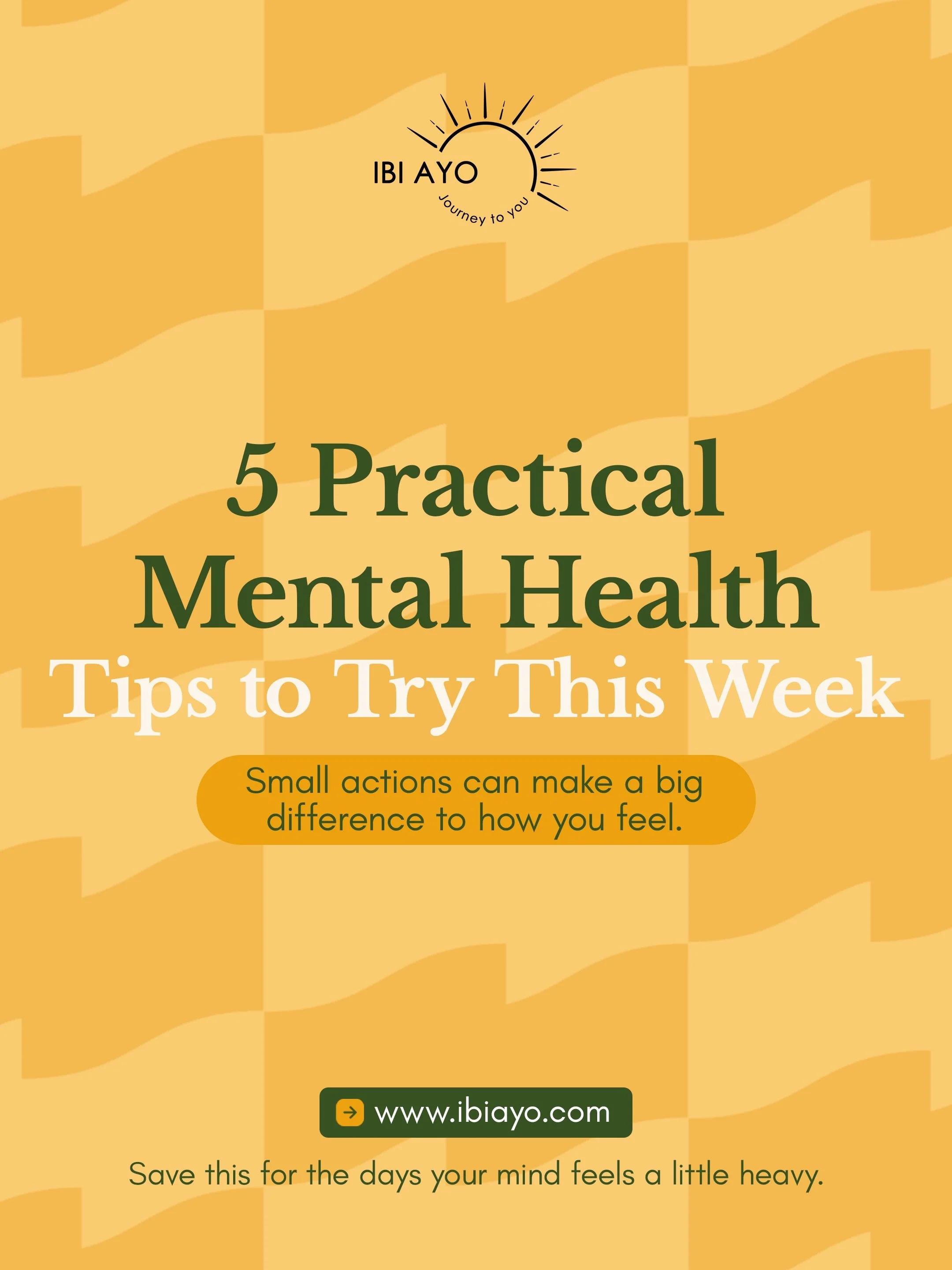 Quick reminder: your brain is not a machine.
You cannot &ldquo;lock in&rdquo; 24/7. 😭

Rest matters. Connection matters. Movement matters. Boundaries matter.

This Mental Health Awareness Week, here are simple ways to support your mental wellbeing w