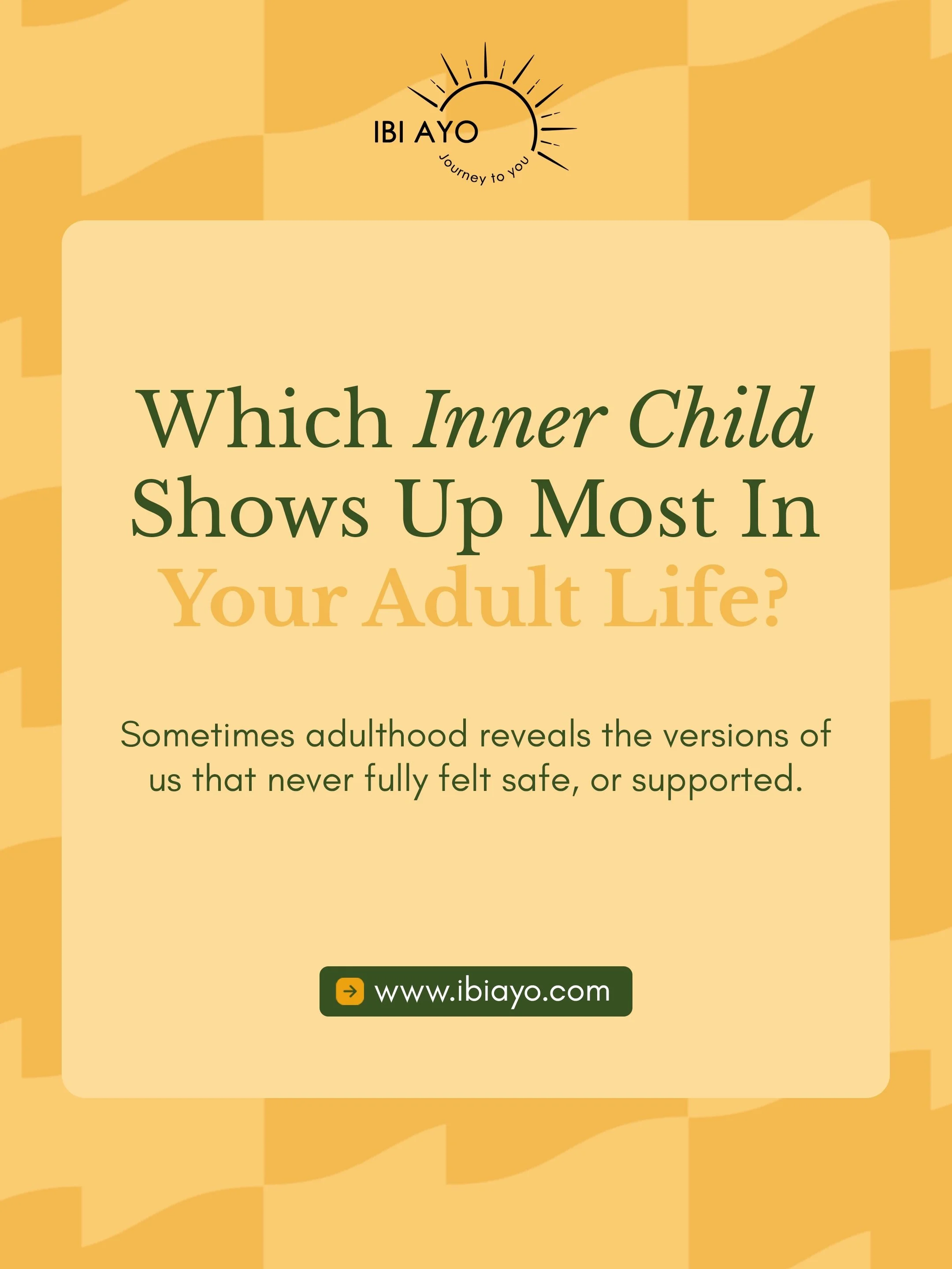 The ways we learned to survive emotionally as children can quietly follow us into adulthood.

Healing begins when we stop judging these patterns and start understanding where they may come from.

Which inner child resonated with you most?

#InnerChil