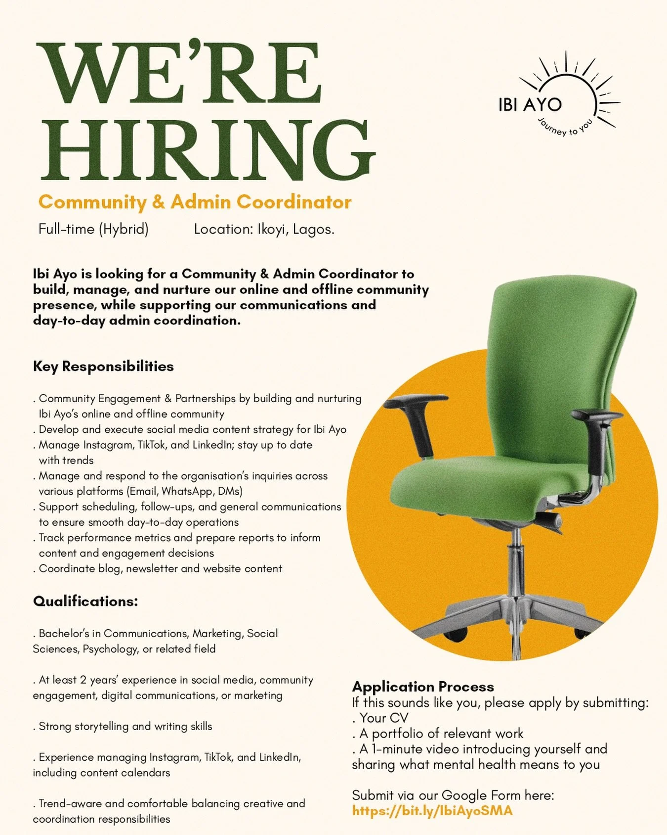 We&rsquo;re hiring!

We&rsquo;re looking for someone who loves building meaningful connections, creating engaging content, and keeping conversations flowing online and offline.

If you&rsquo;re organised, creative, culturally aware, and enjoy balanci