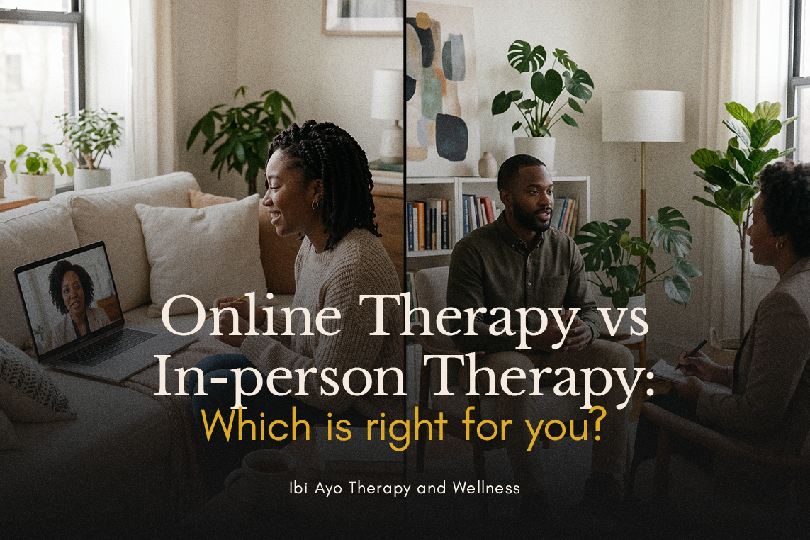 Online Therapy vs In-person Therapy: Which is right for you?