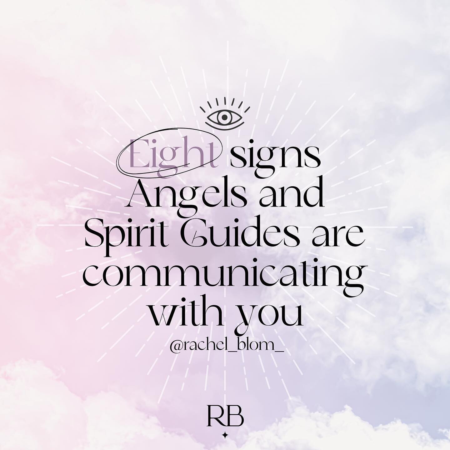 ✨SAVE ✨ Your Angels and Guides are always with you, sending you signs to let you know they are close by. 😇

Sometimes these signs are obvious, like when a feather floats across your path, or you see repetitive numbers throughout the day. Other times