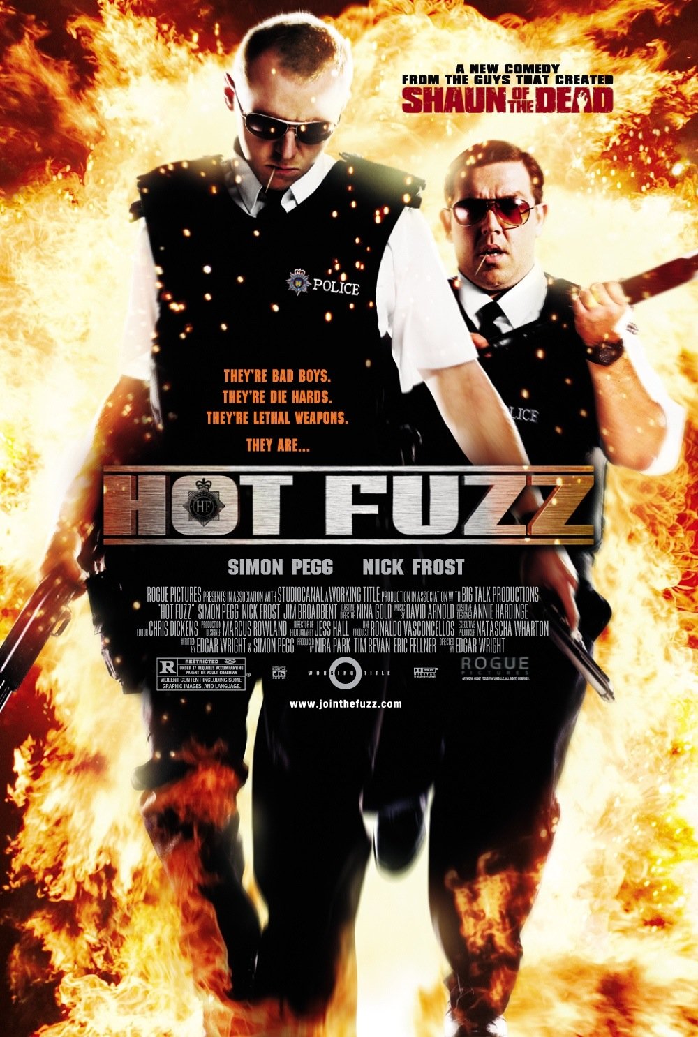 Hot Fuzz Movie Art