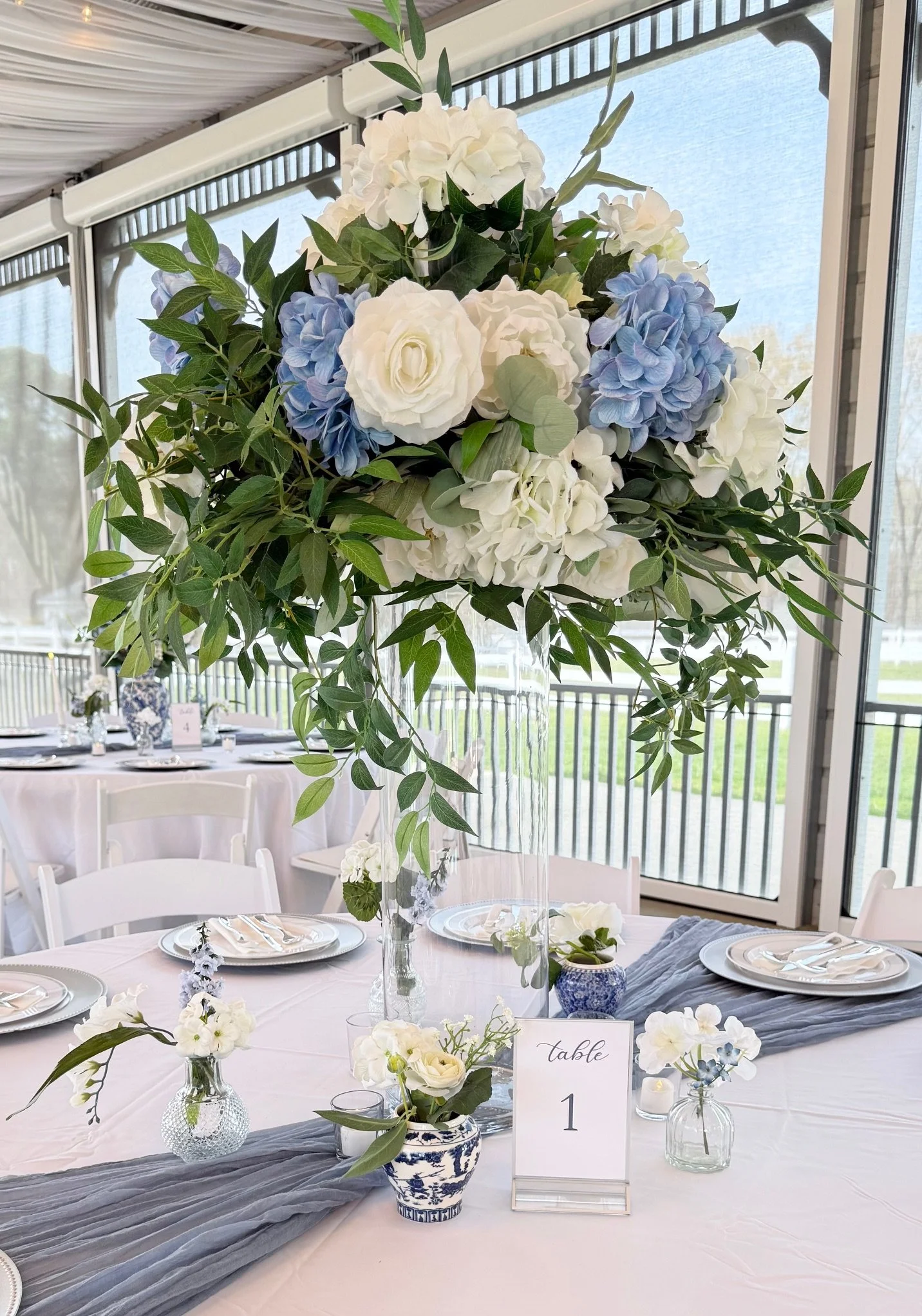 Large Cylinder Glass Vases