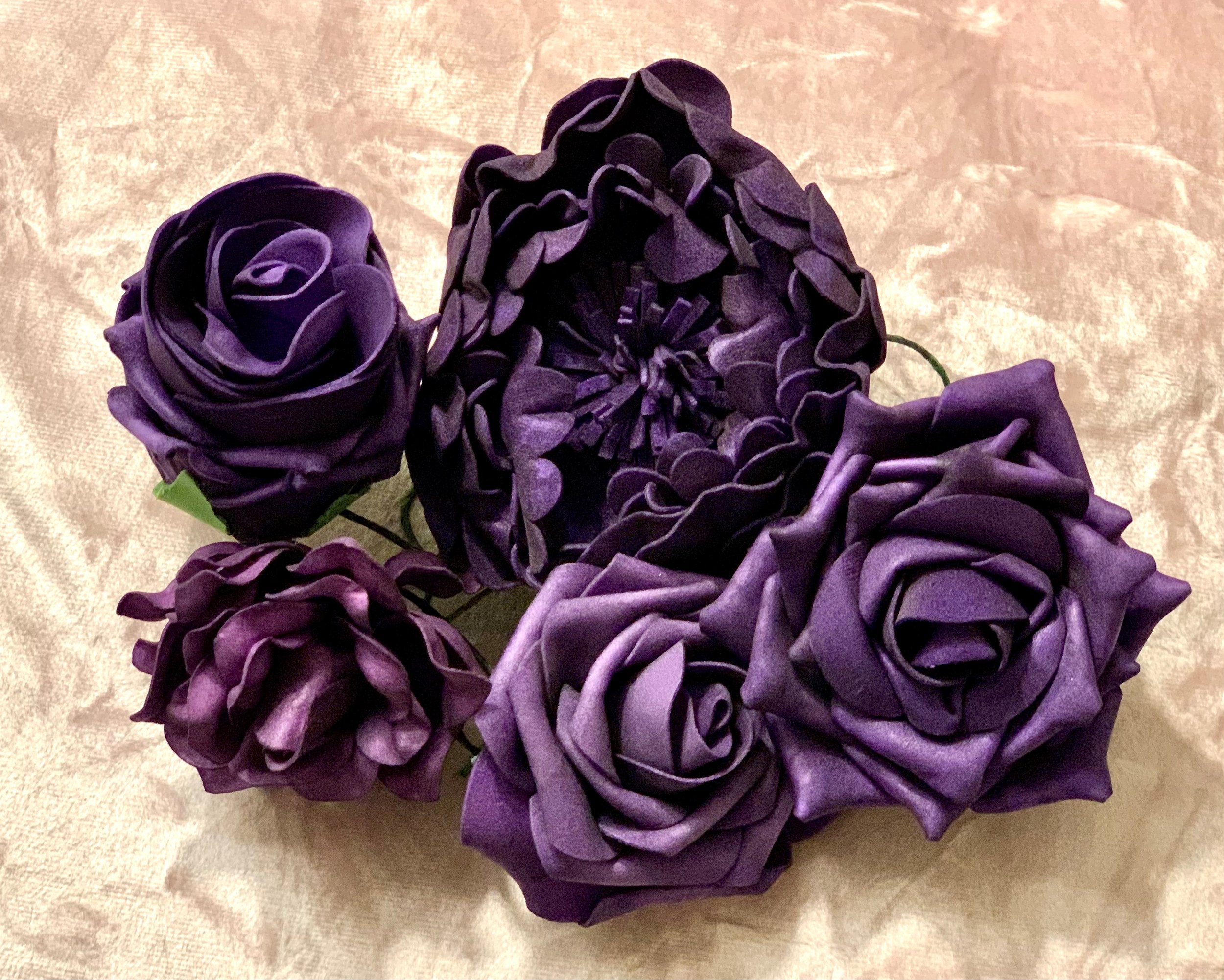 Various Dark Purple Flowers