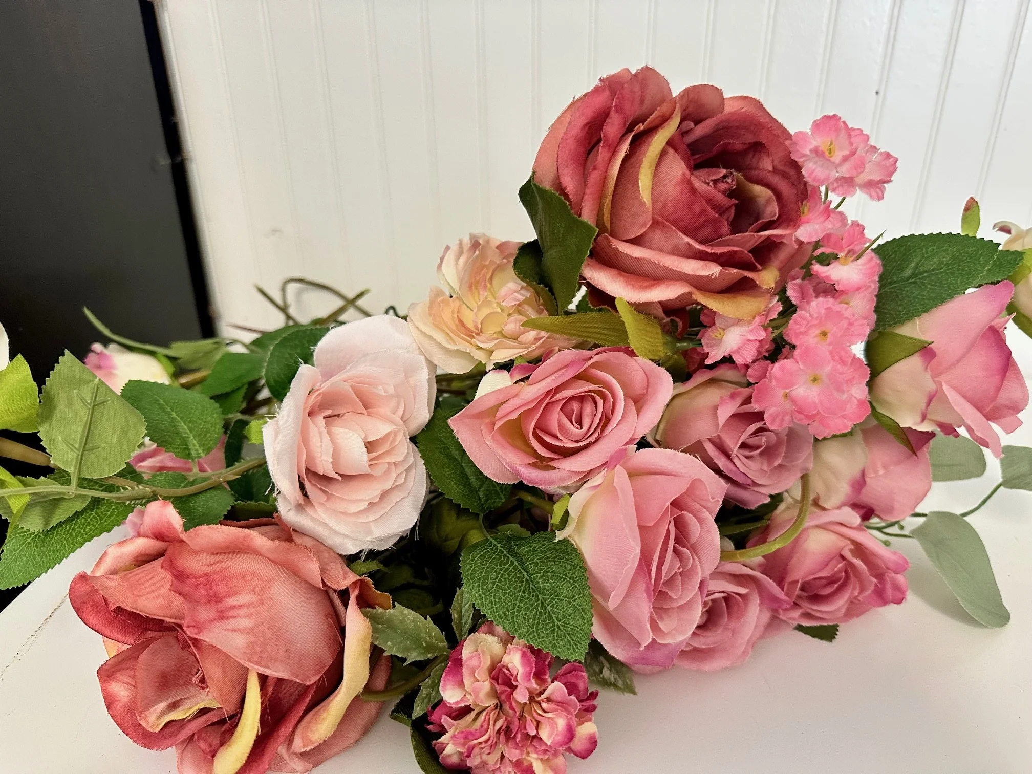 Various Medium Toned Pink Floral Stems