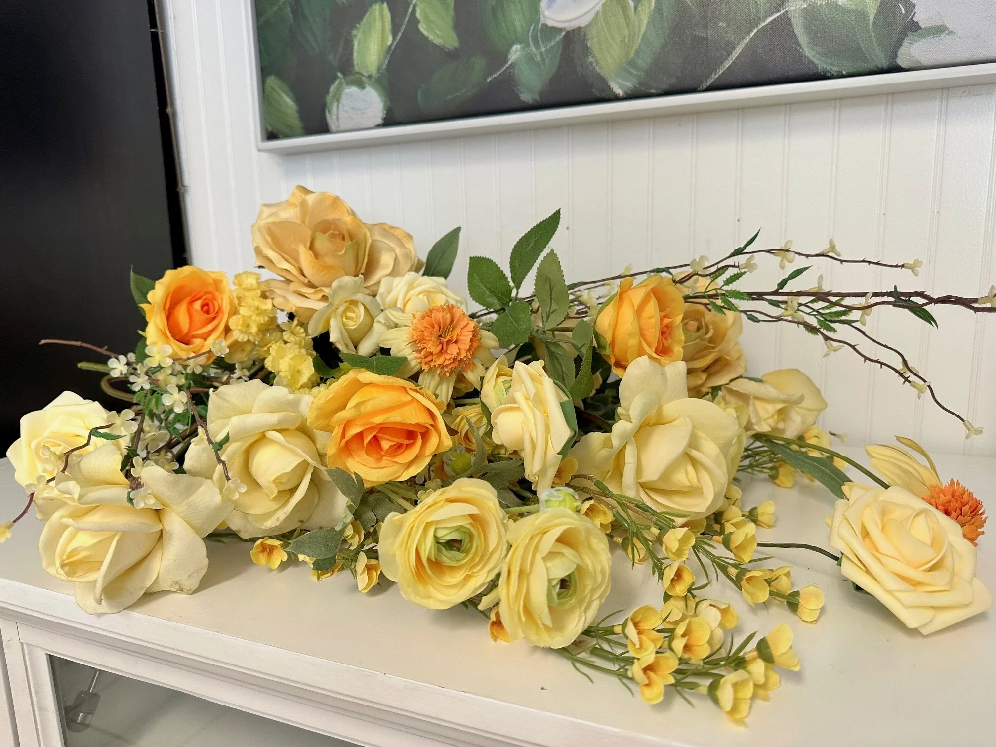 Various Yellow Floral Stems