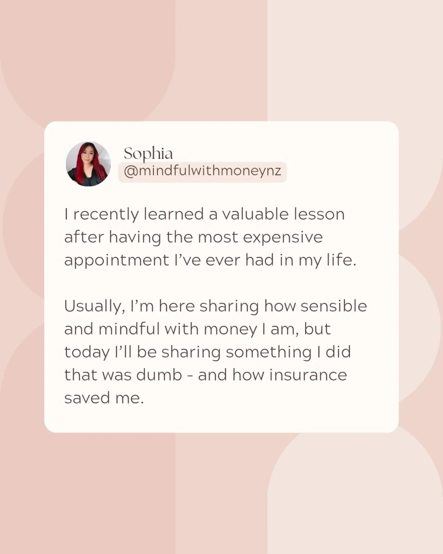 I want to normalise talking about money & mental health, so let me know if you have any questions 🤍