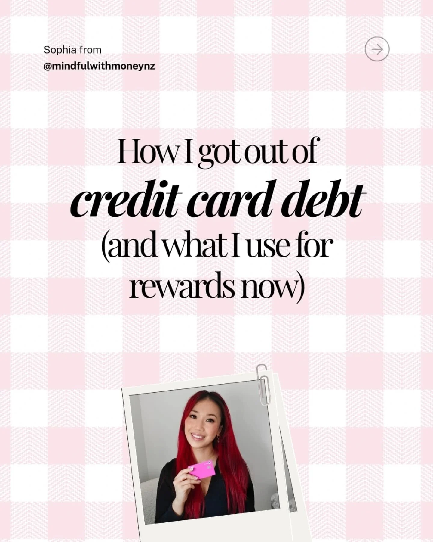 I've been credit card debt-free for years since getting rid of my GEM Visa (dental work is expensive!). Here's how I did it - TLDR version on slide 8. Let me know if this has helped or if you'd like more posts like this! x
#debtfreecommunitynz #mind
