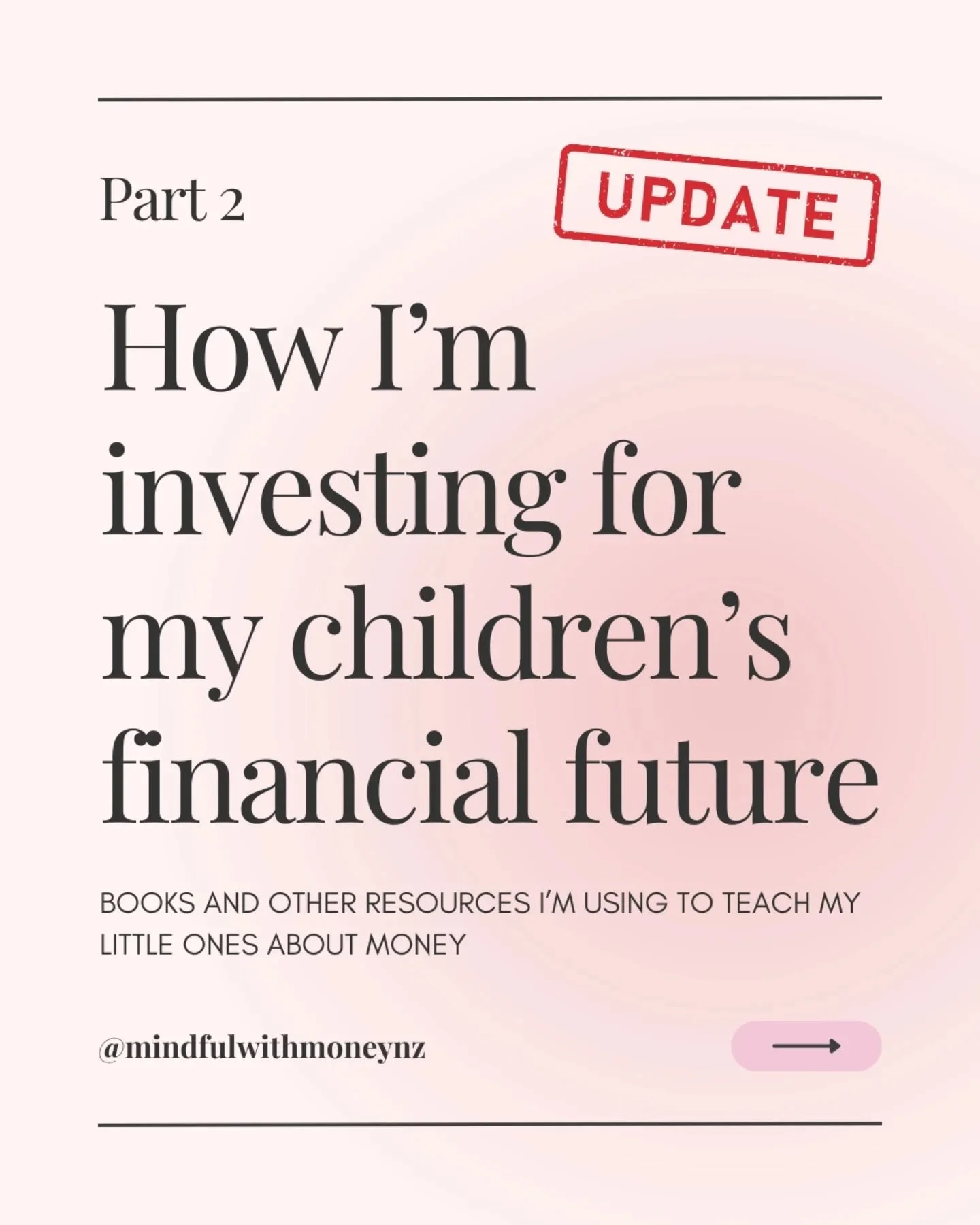 As promised, here's part 2 of how I'm investing for my children's financial future! Save for future reference if you'd like to check out these fantastic books and resources for your own little ones 🤍