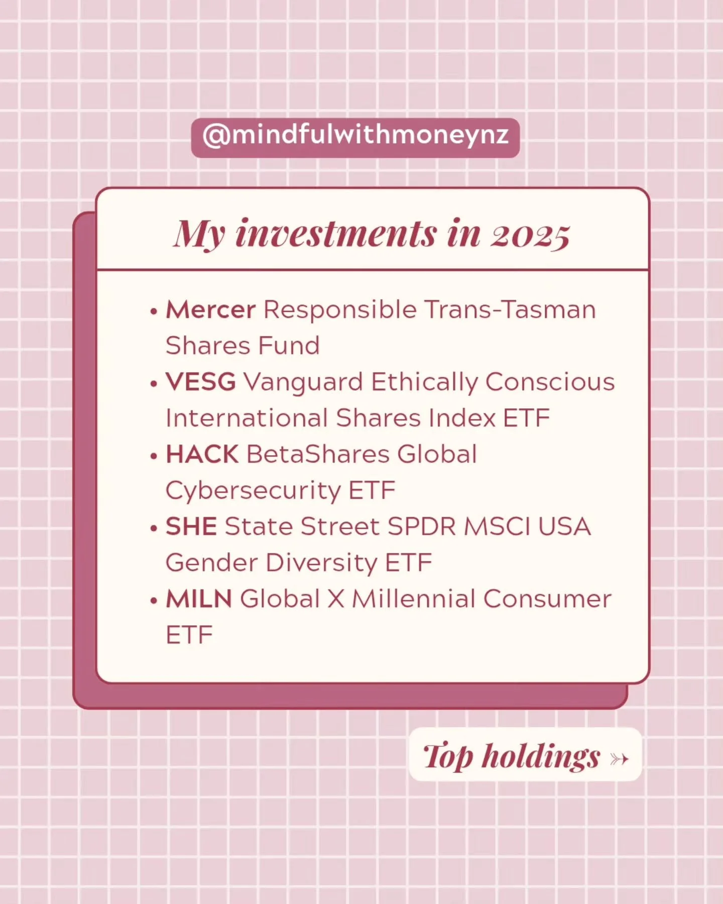 Investments I made in 2025 💸 

Reviewing my investments this year, I'm glad to have added these to my portfolio! I'm particularly interested in ethically and socially conscious funds and ETFs. What has been your investing focus this year? 

#mindful
