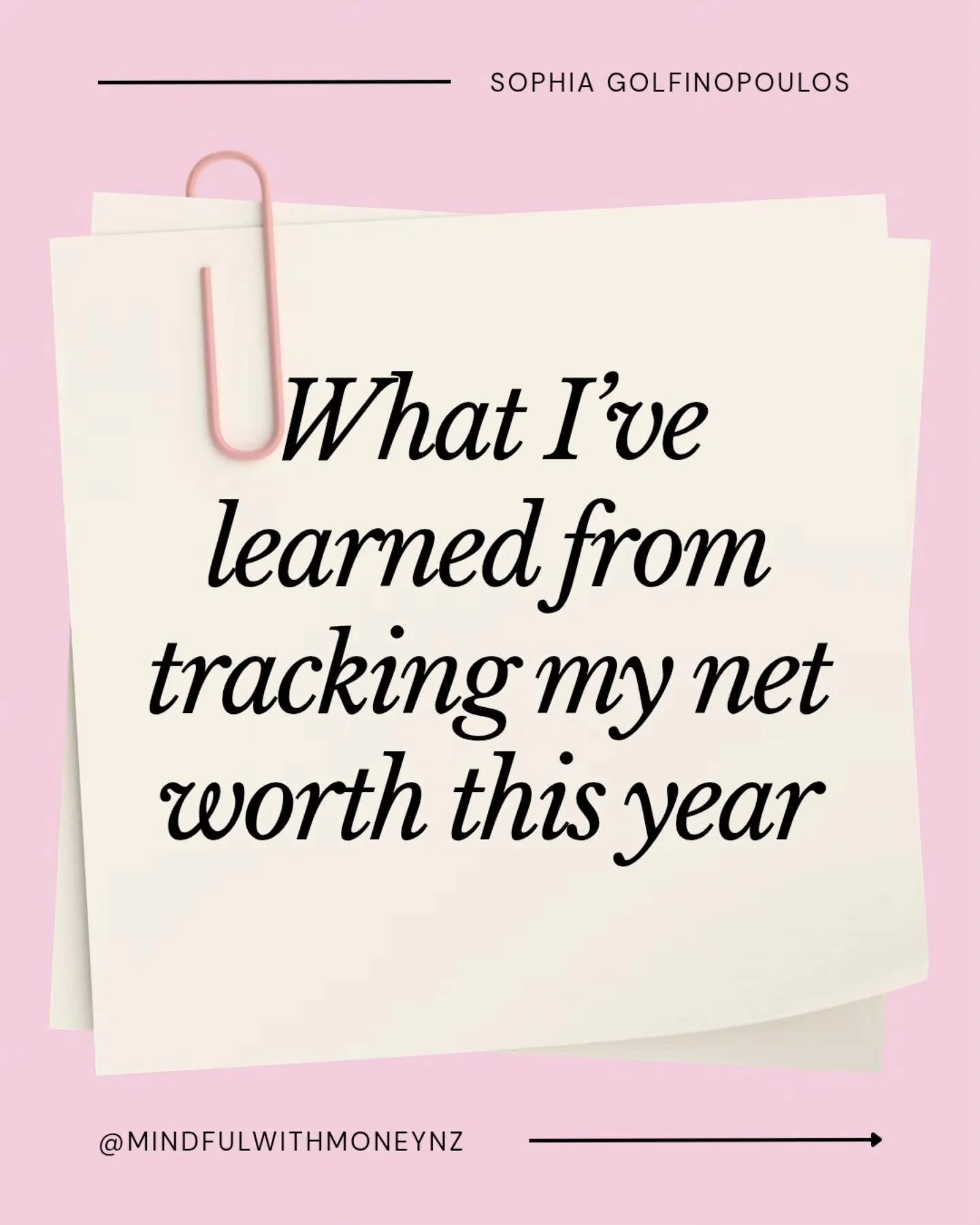 The new habit I started in 2025, and how it's improved my relationship with money. 💸 

Do you track your net worth? If so, what do you use and how has it helped you? I'd love to hear your thoughts! 

#mindfulwithmoney #mindfulwithmoneynz #debtfreeco