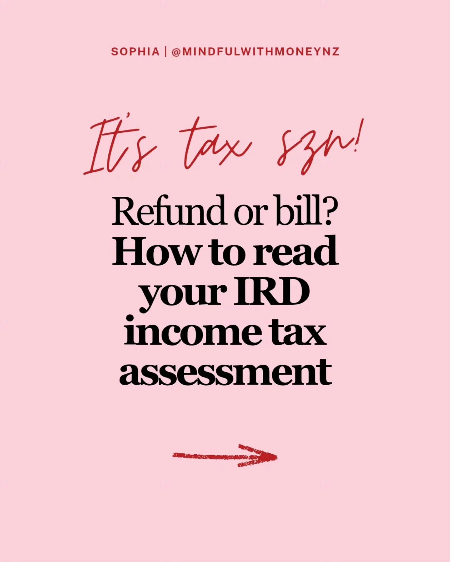 Tax refund or tax bill? Here's how to read your income tax assessment, which IRD is sending out to you between now and July! 💸

Remember: if you or a loved one has ever received support from the government - via public healthcare, student loans/allo