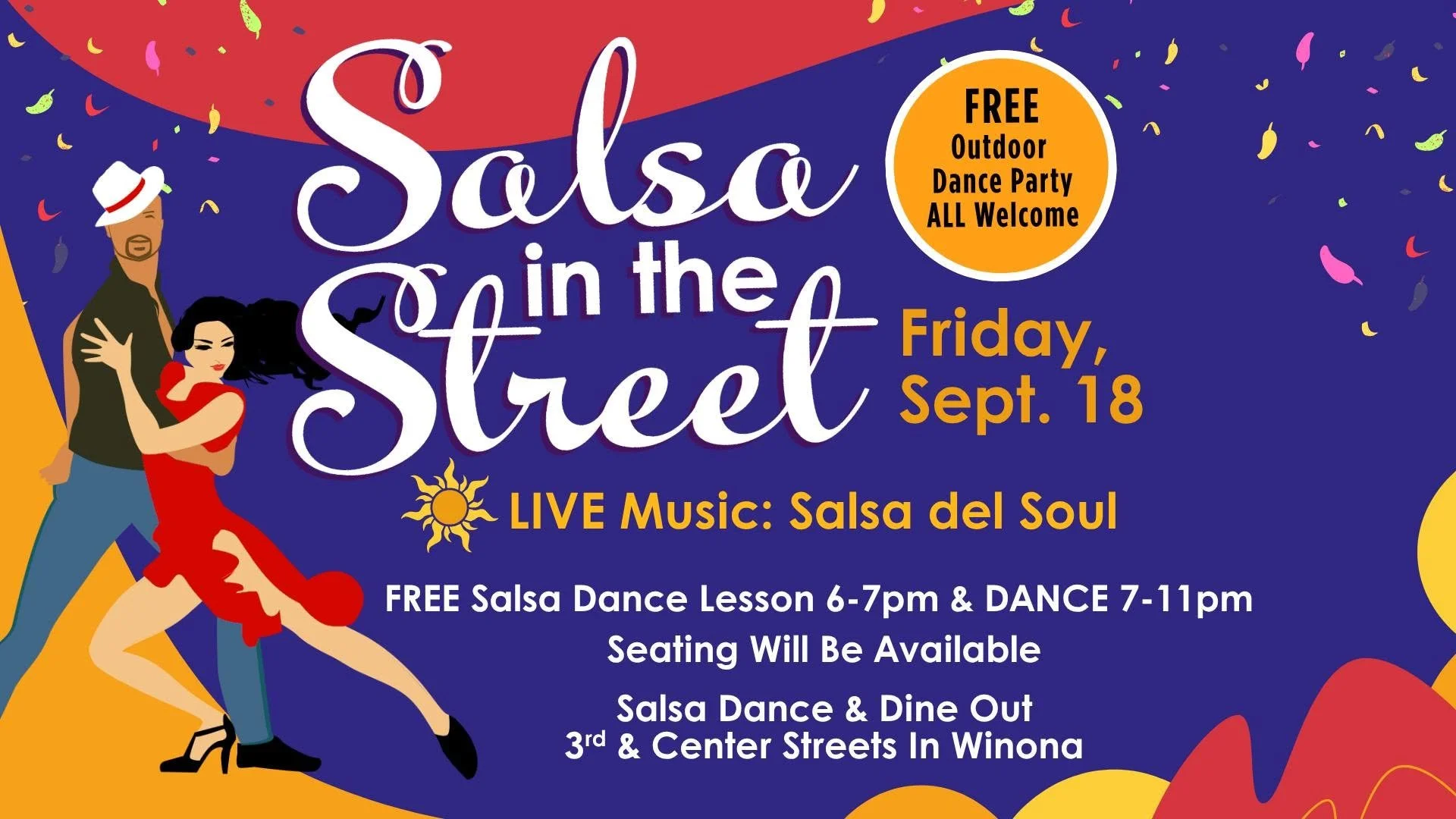 Salsa in the Street - Winona - FREE OUTDOOR STREET DANCE!