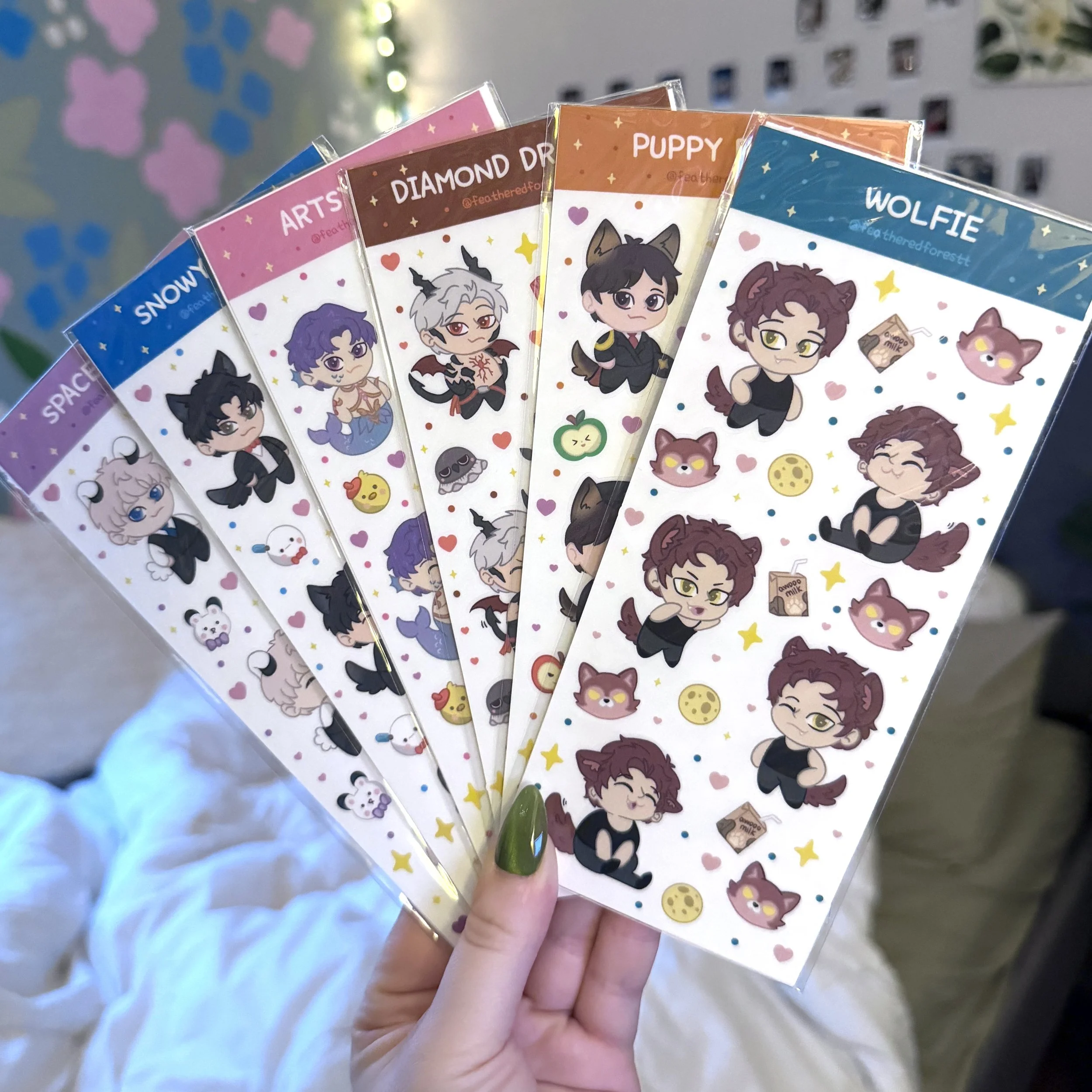 Deepspace Lovers Sticker Sheet