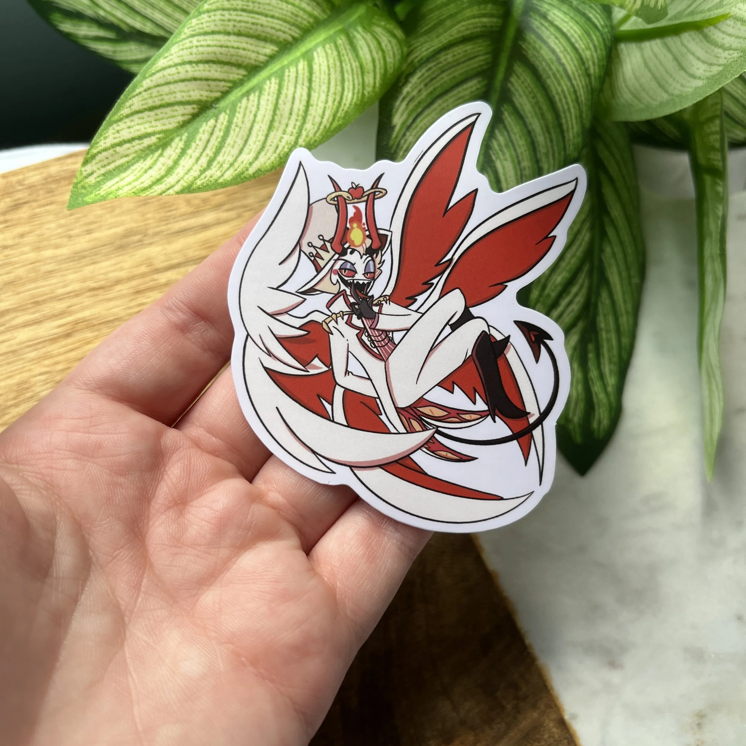 Demonic Lucifer Sticker