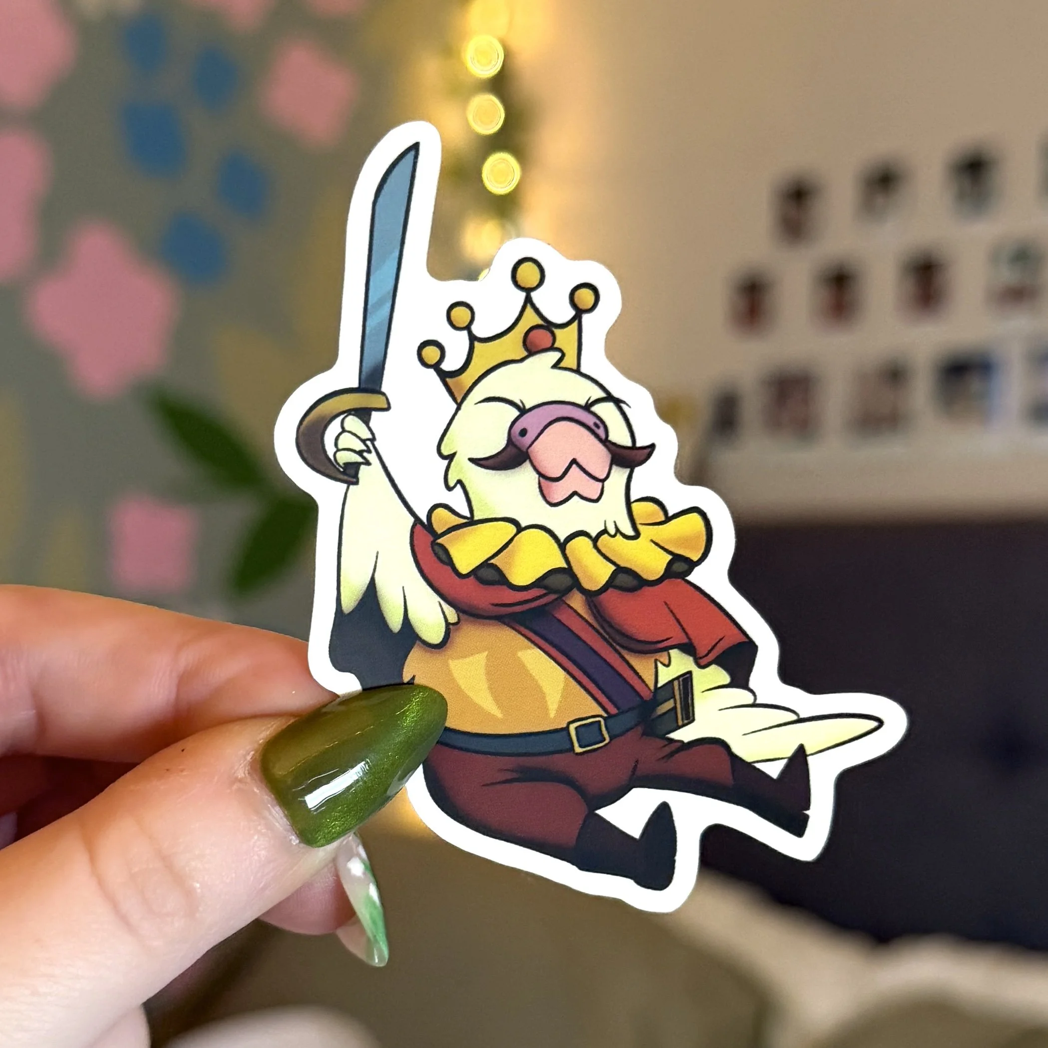 Parakeet Ruler Sticker