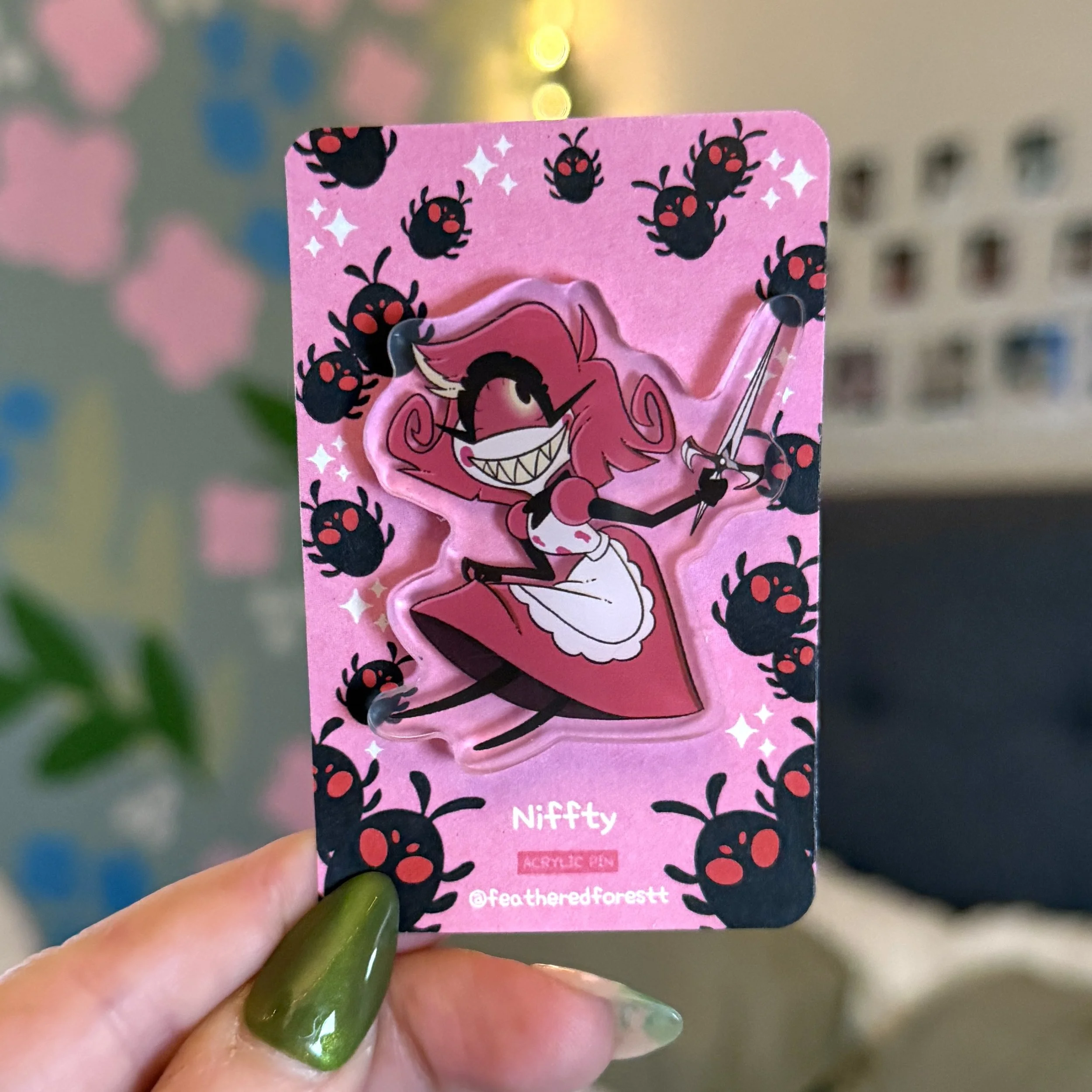 Niffty Acrylic Pin