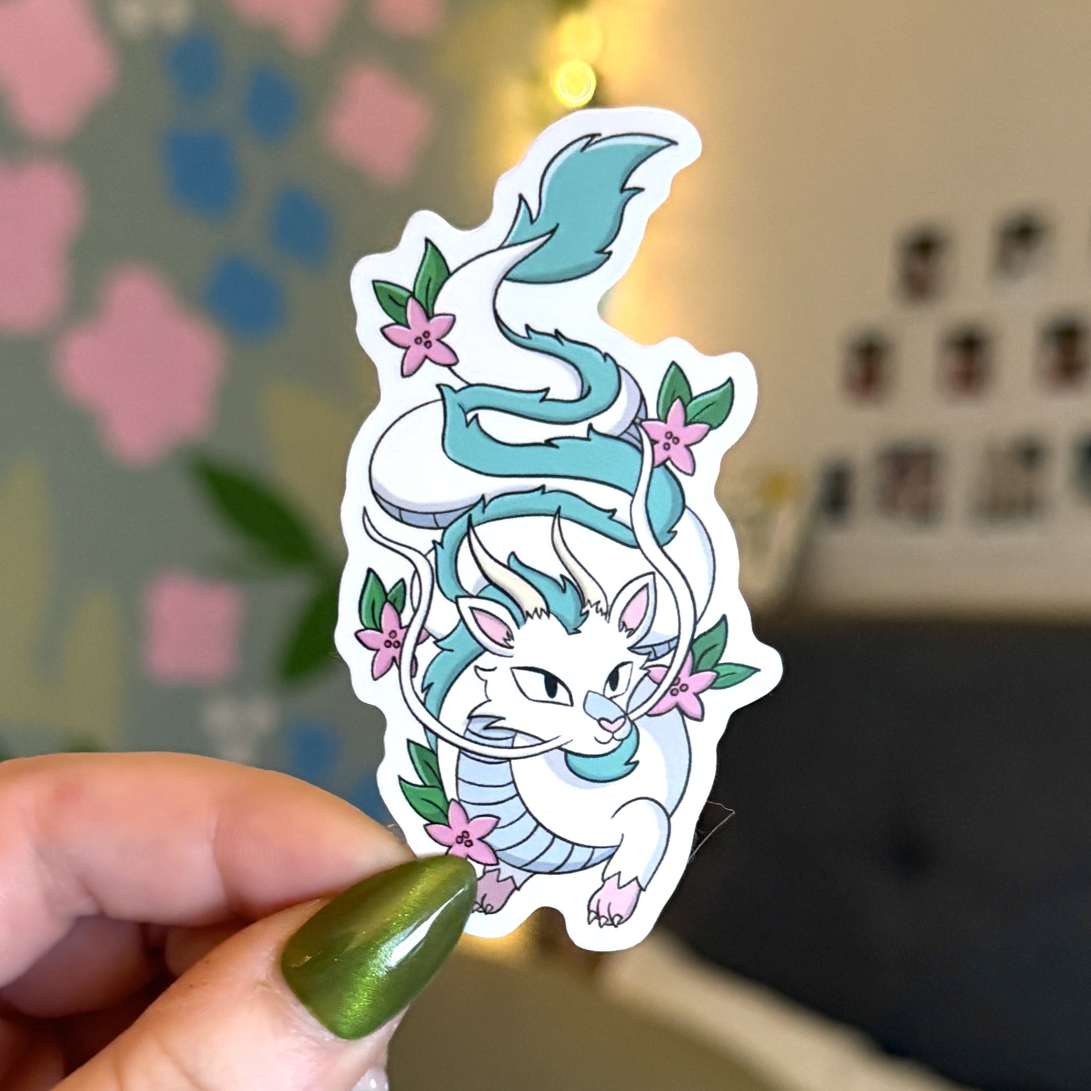River Dragon Spirit Sticker