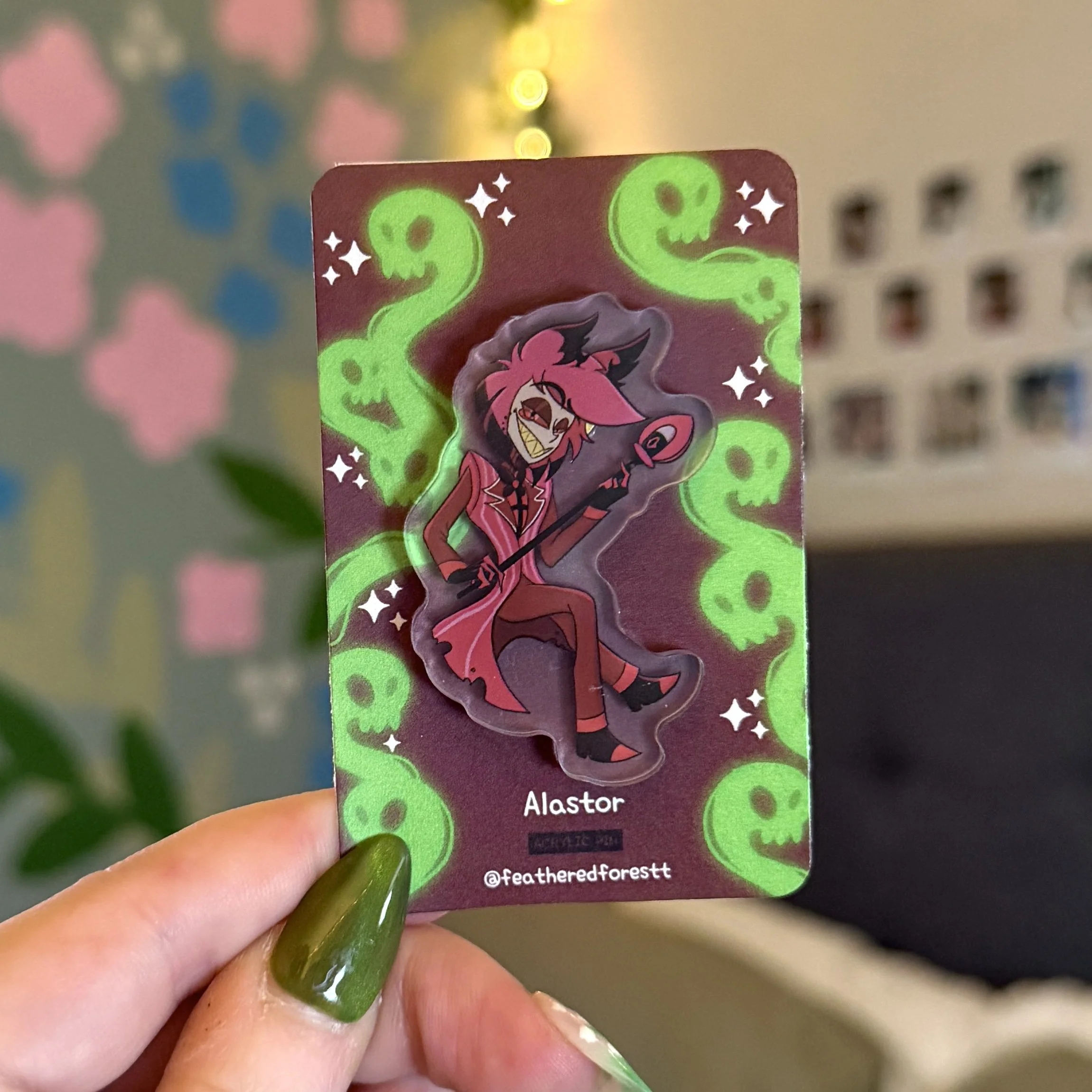 Alastor Acrylic Pin